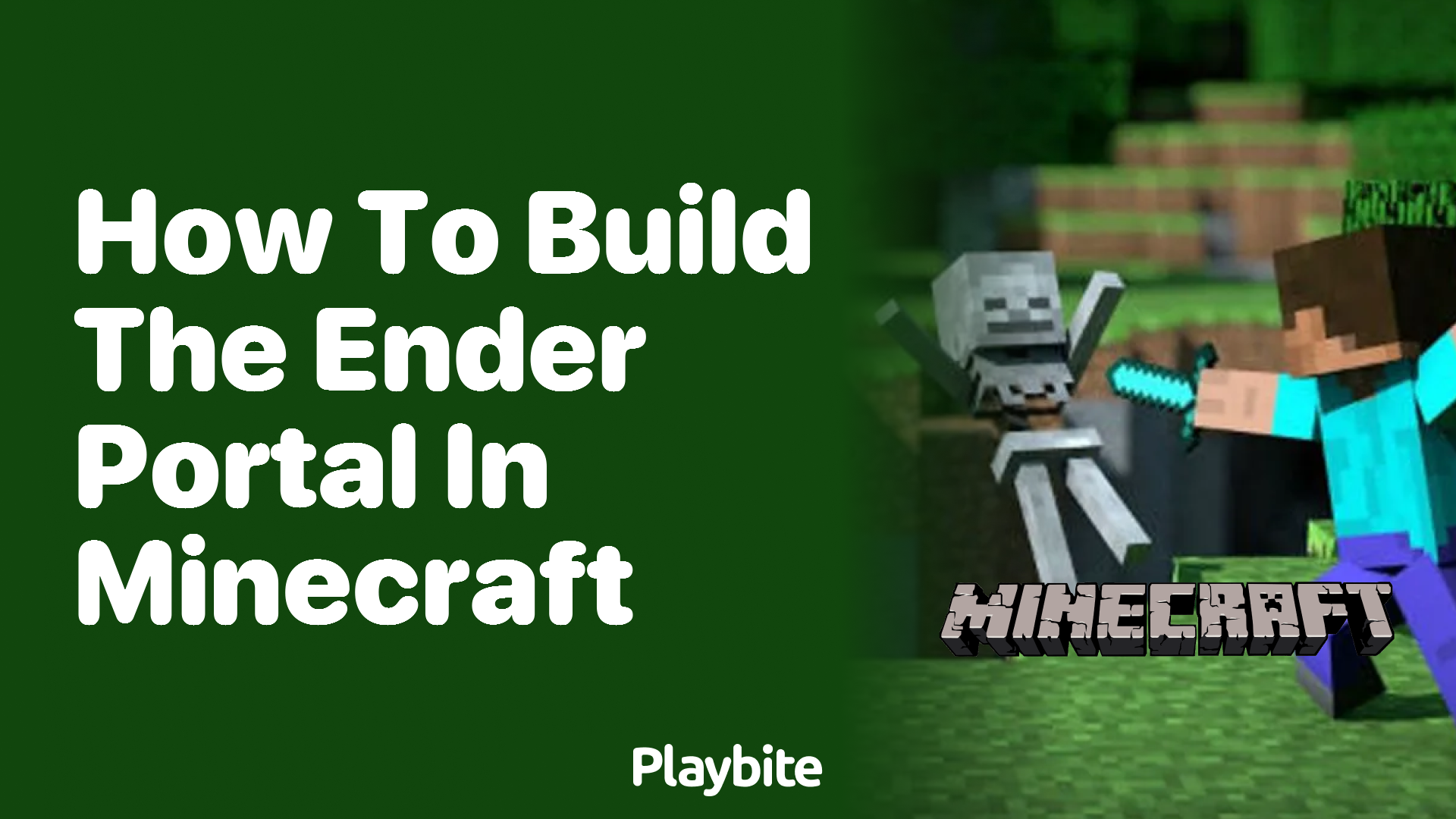 How to Build the Ender Portal in Minecraft