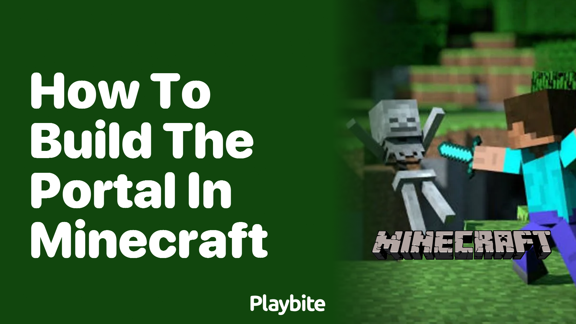 How to Build the Portal in Minecraft