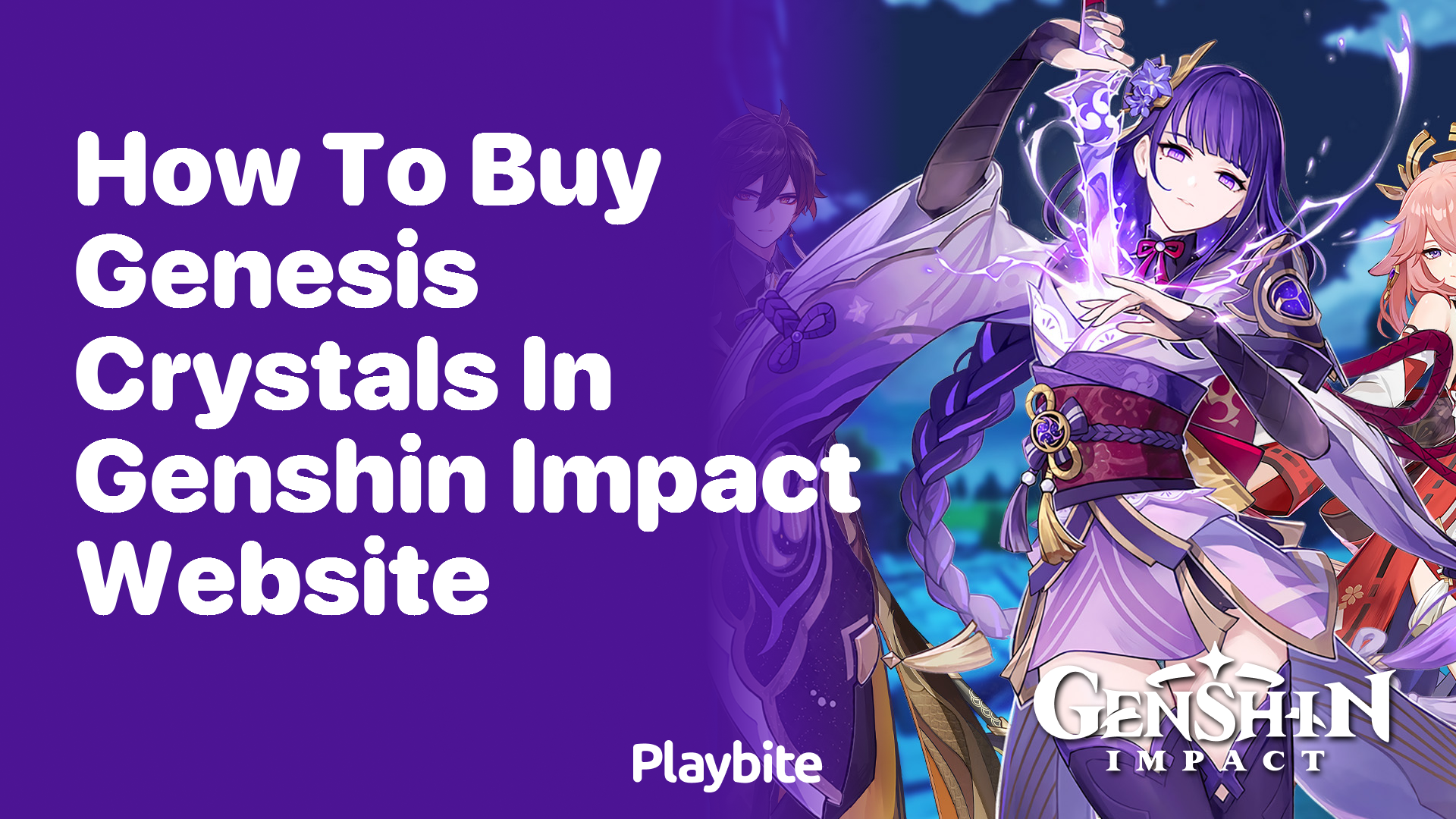 How to Buy Genesis Crystals on the Genshin Impact Website
