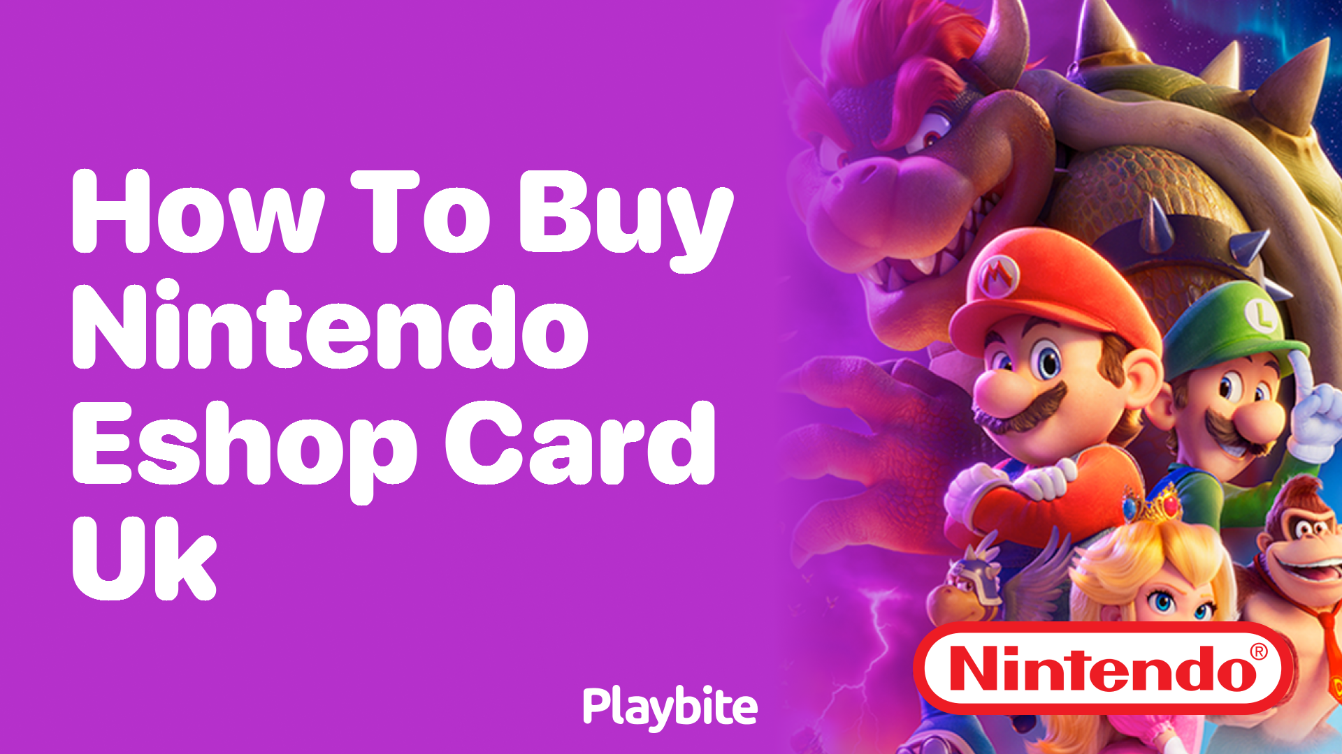 How to Buy a Nintendo eShop Card in the UK