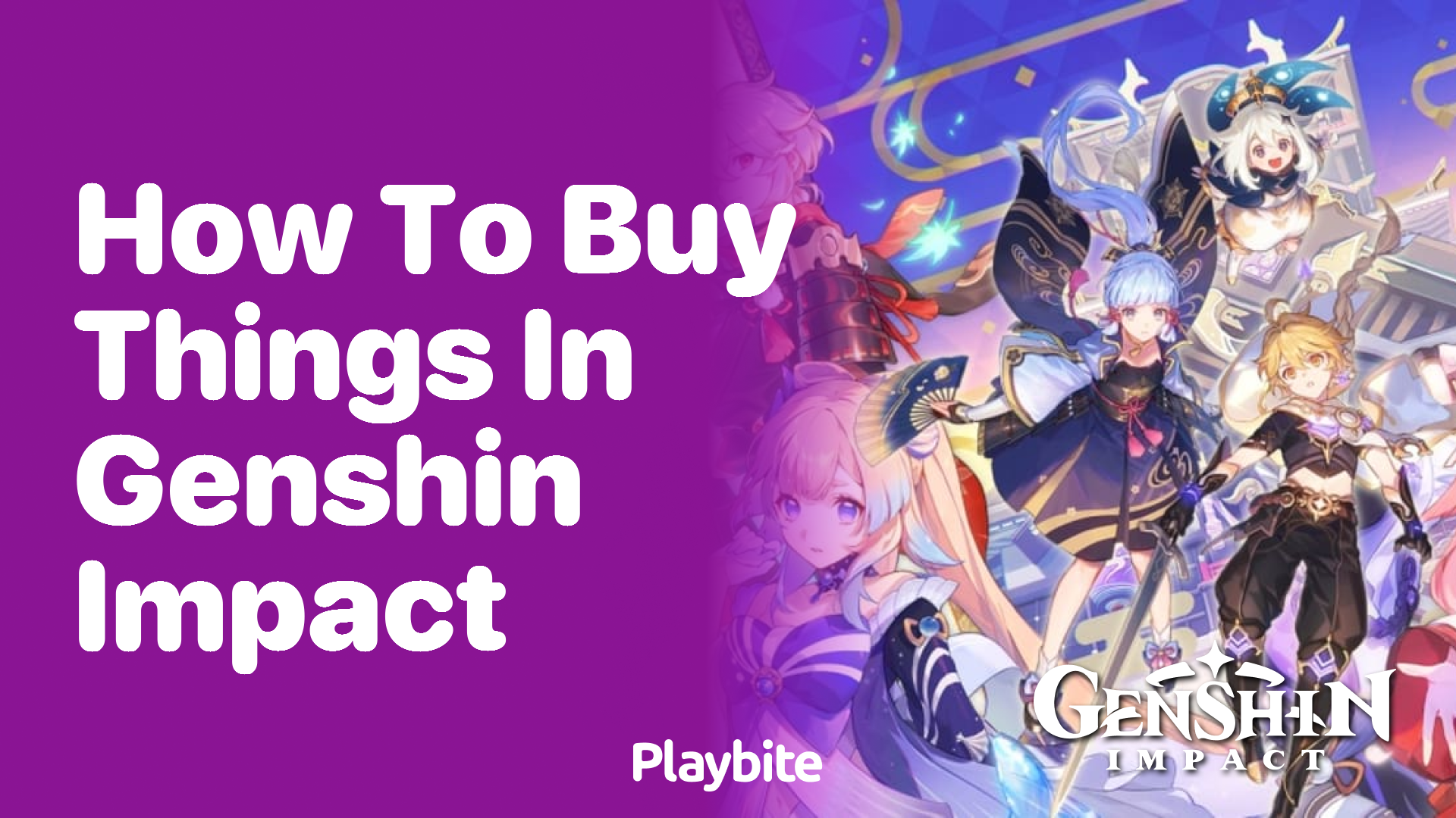 How to Buy Things in Genshin Impact: A Simple Guide