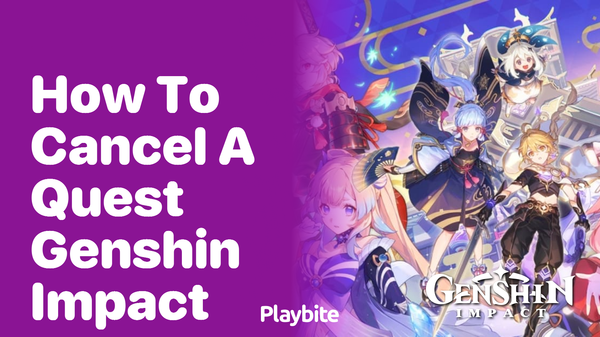 How to Cancel a Quest in Genshin Impact