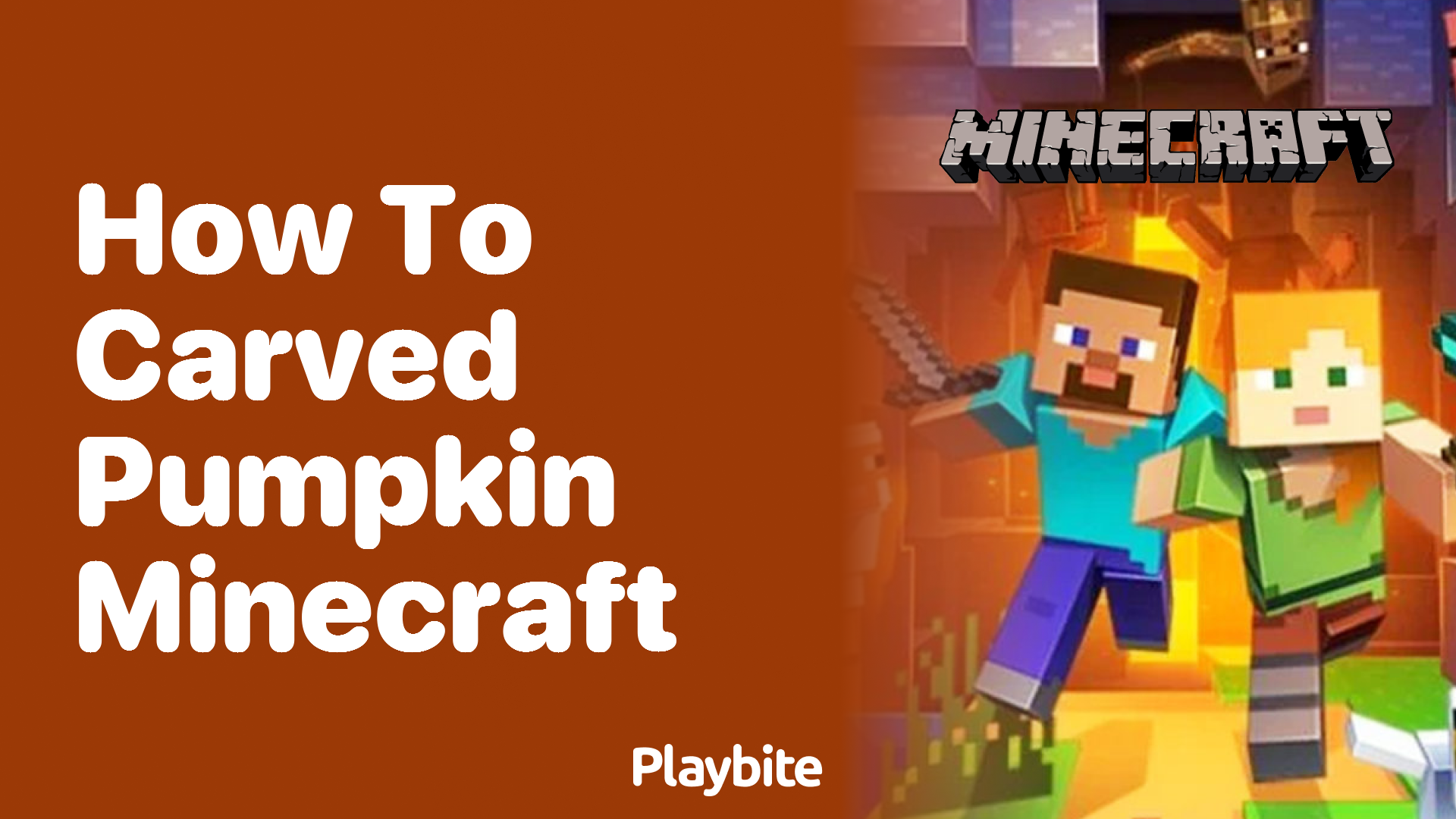 How to Carve a Pumpkin in Minecraft