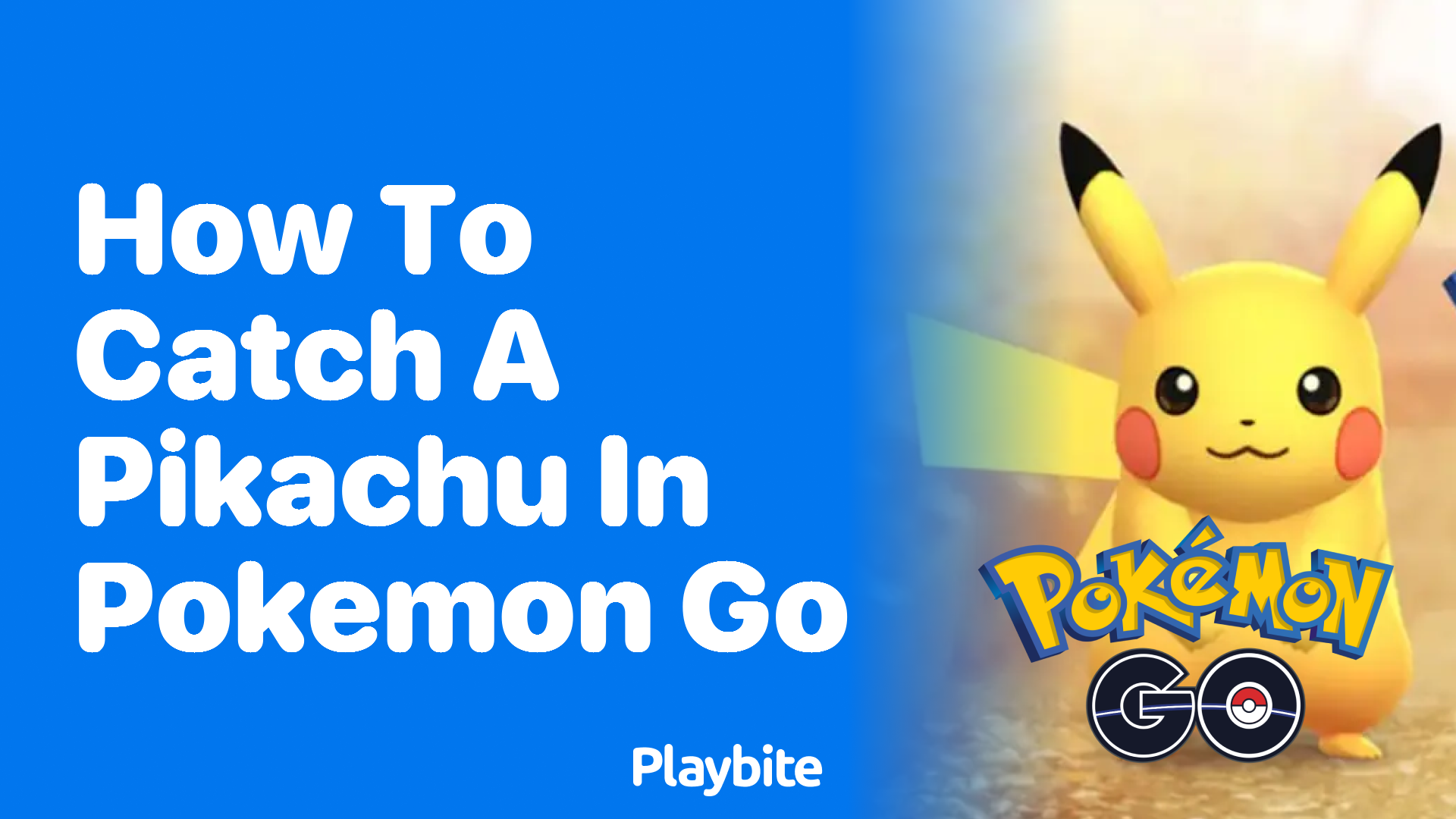 How to Catch a Pikachu in Pokemon GO