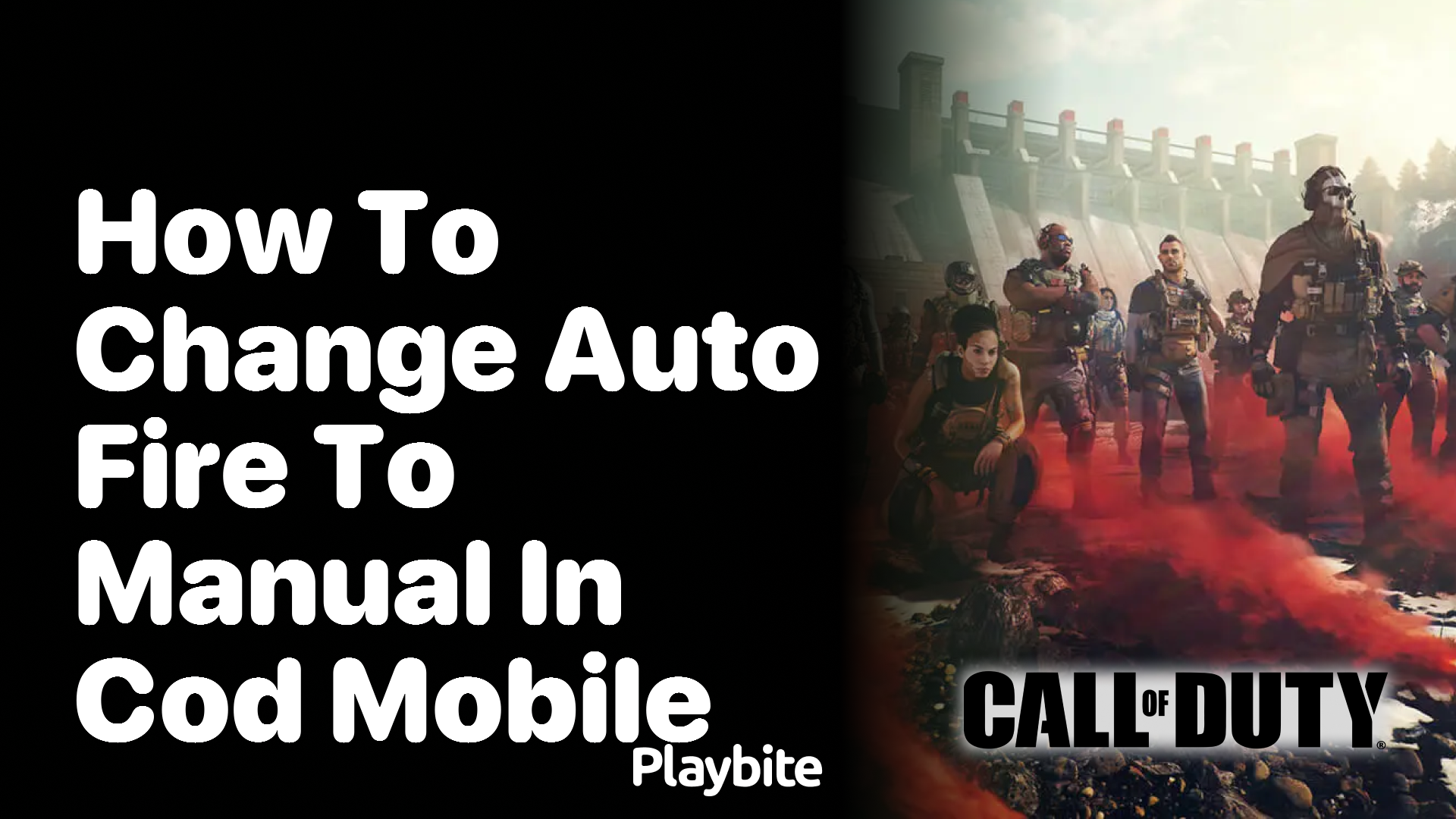 How to Change Auto Fire to Manual in COD Mobile