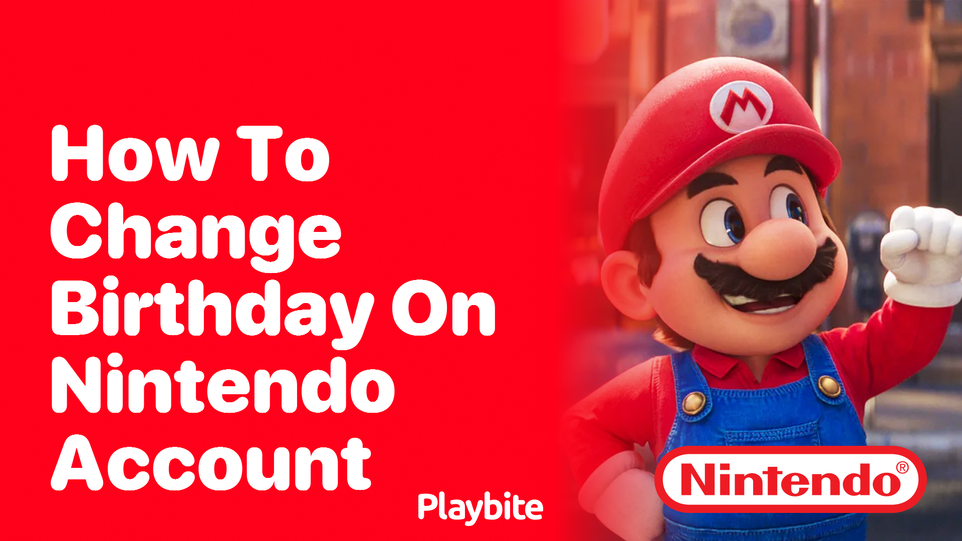 How to Change Your Birthday on a Nintendo Account