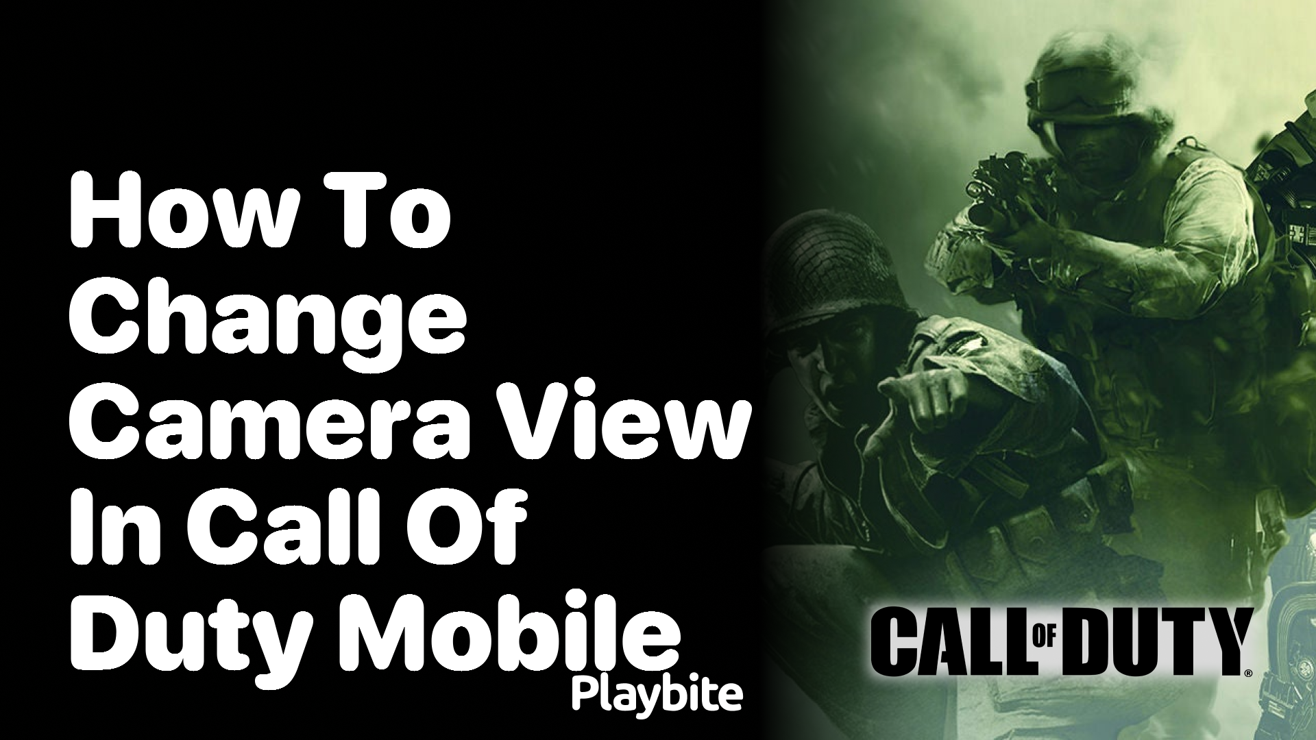 How to Change Camera View in Call of Duty Mobile