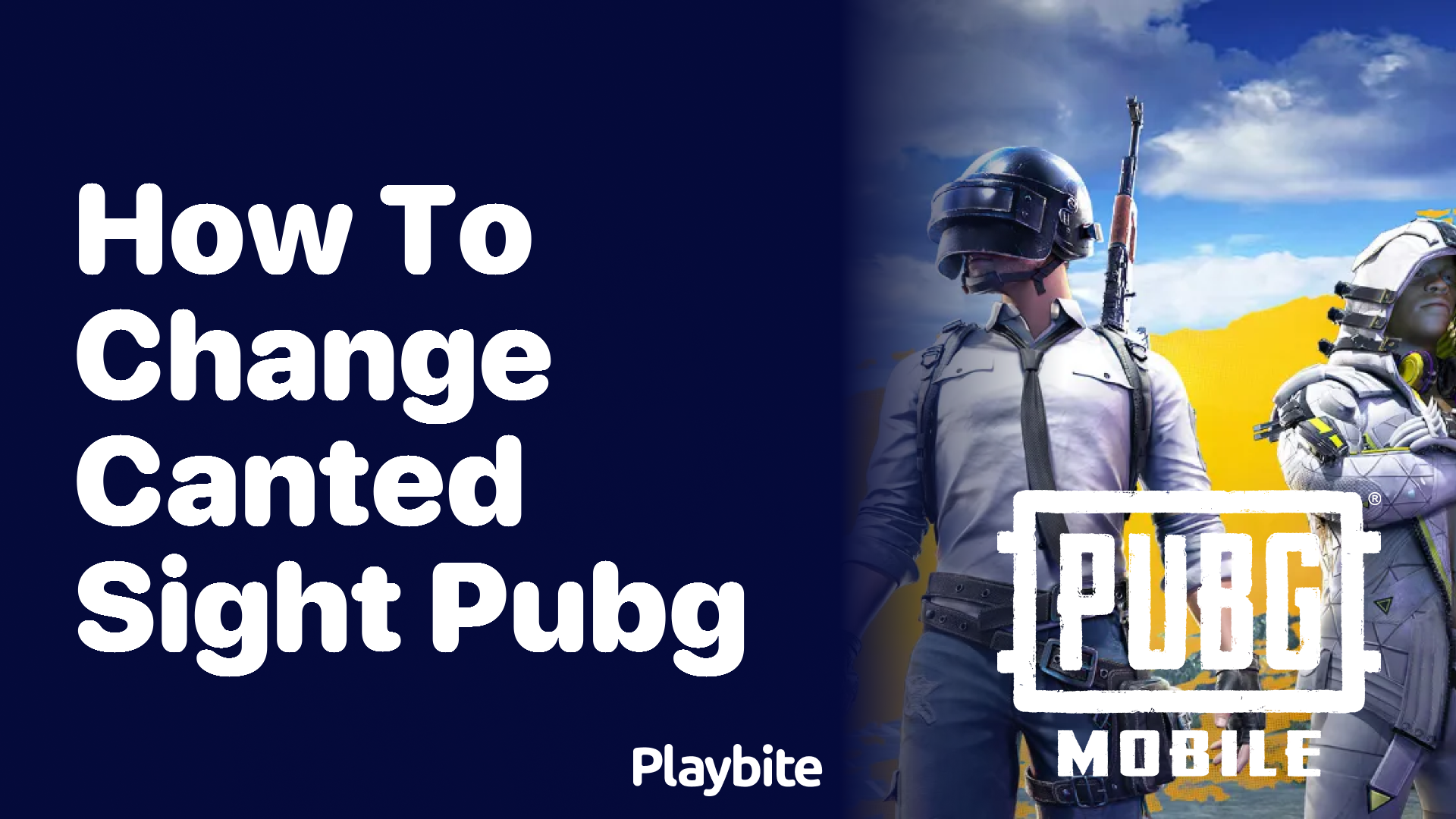 How to Change Canted Sight in PUBG Mobile