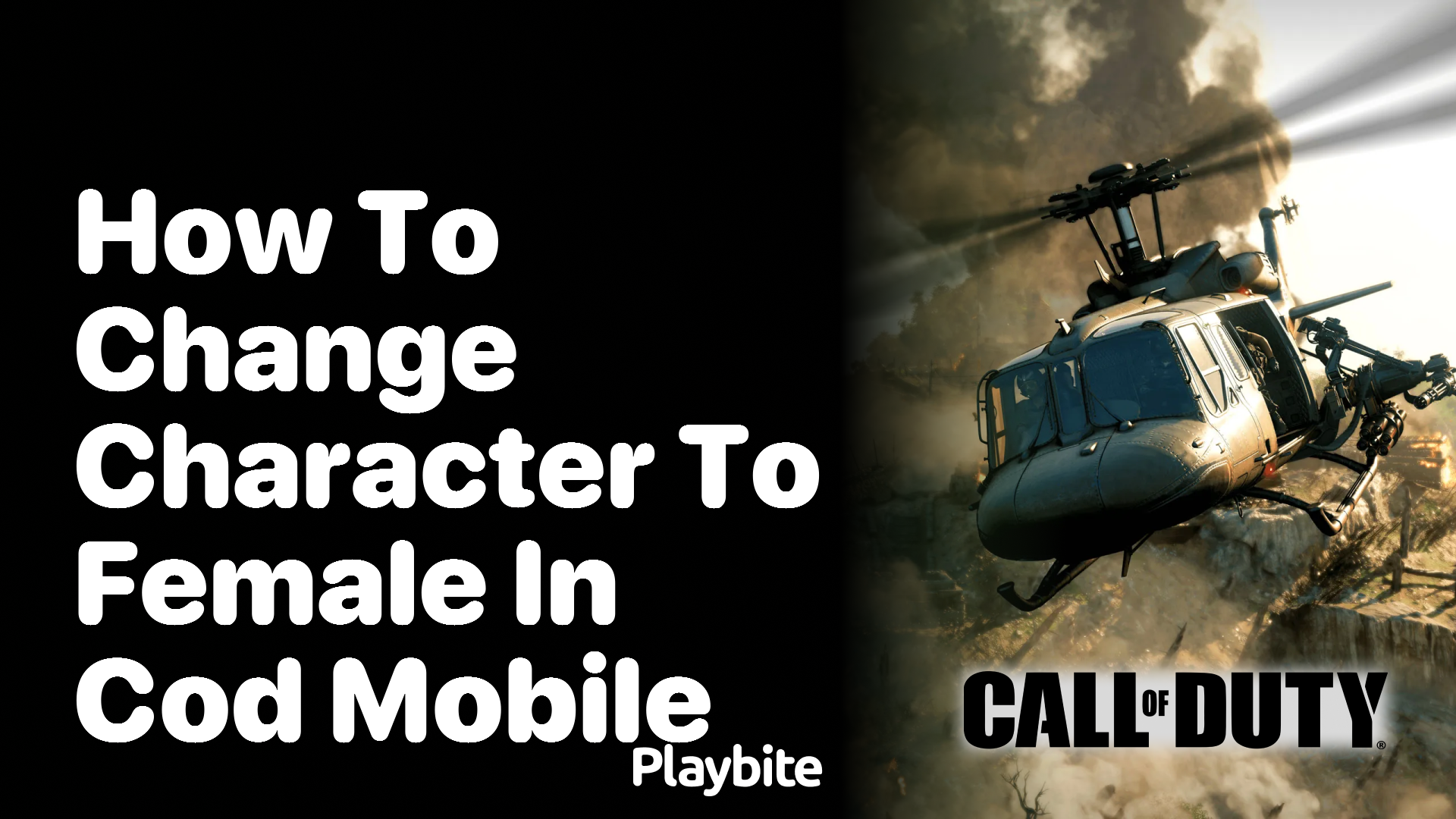 How to Change Your Character to Female in COD Mobile