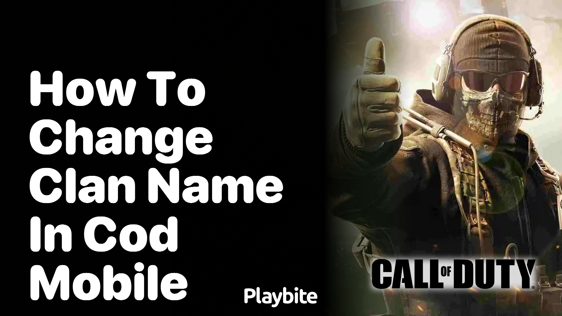 How to Change Your Clan Name in COD Mobile