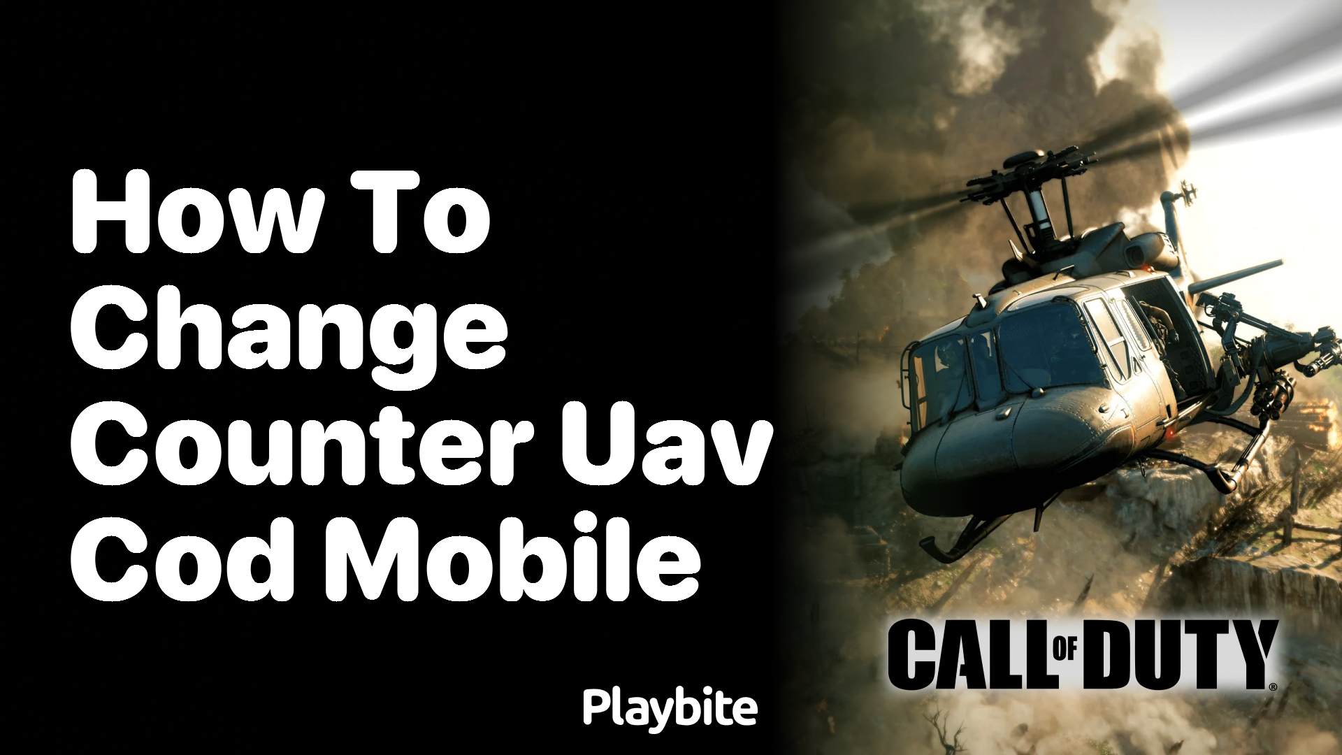 How to Change Counter UAV in COD Mobile
