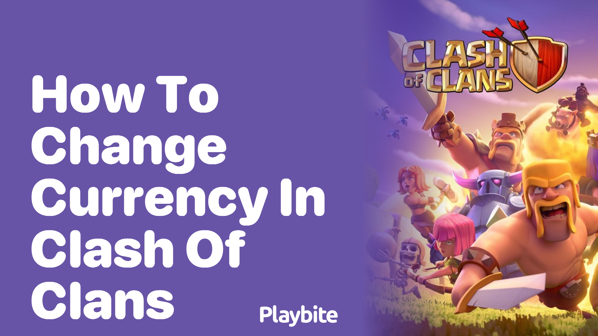 How to Change Currency in Clash of Clans