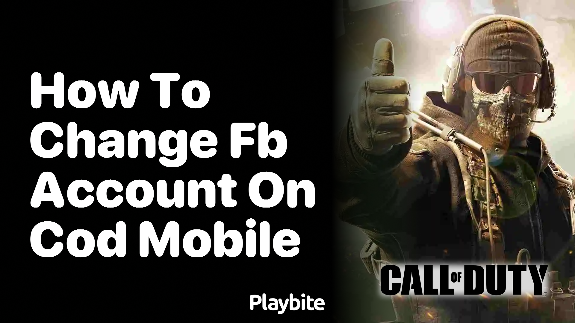 How to Change Your FB Account on COD Mobile
