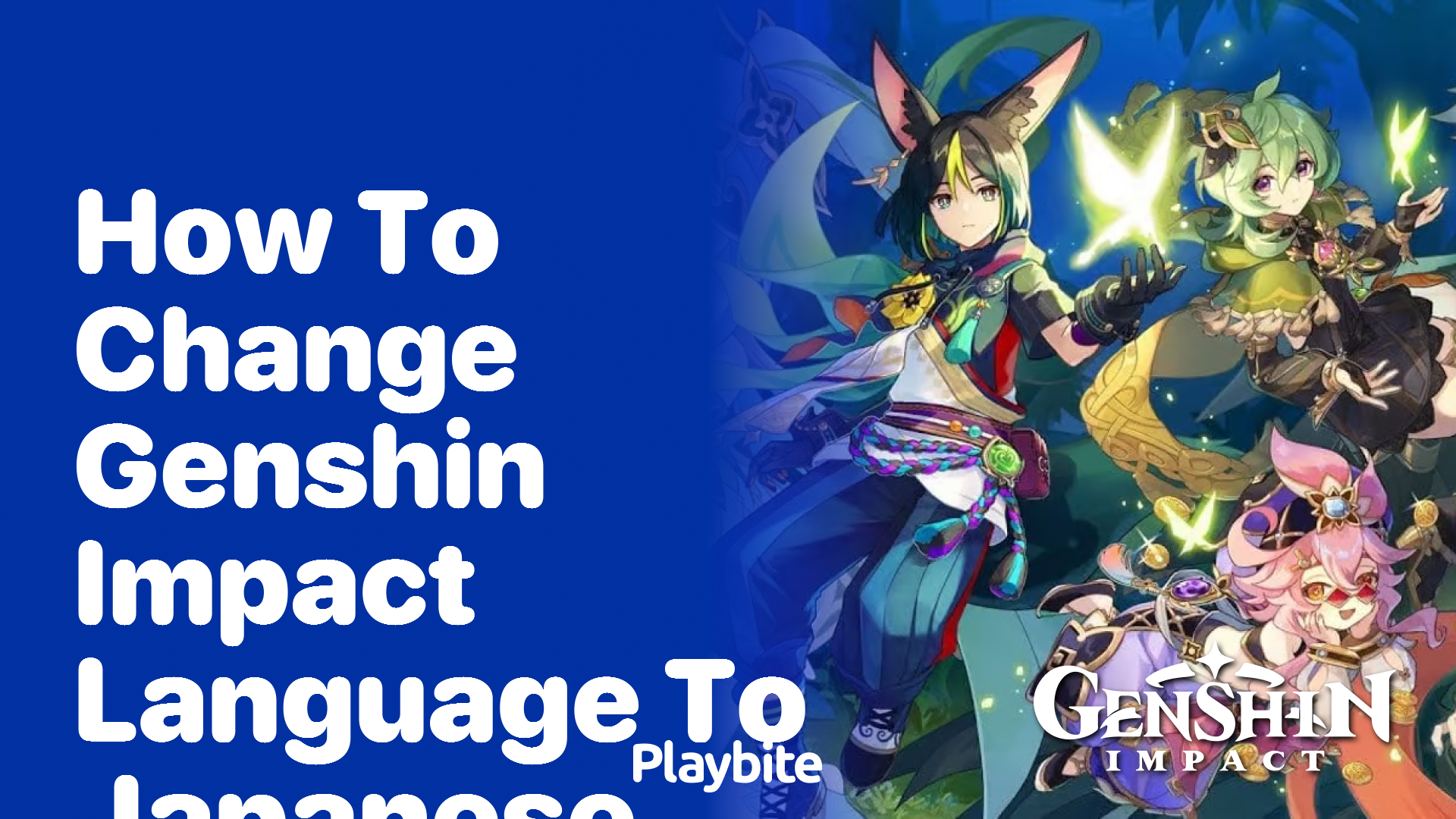 How to Change Genshin Impact Language to Japanese