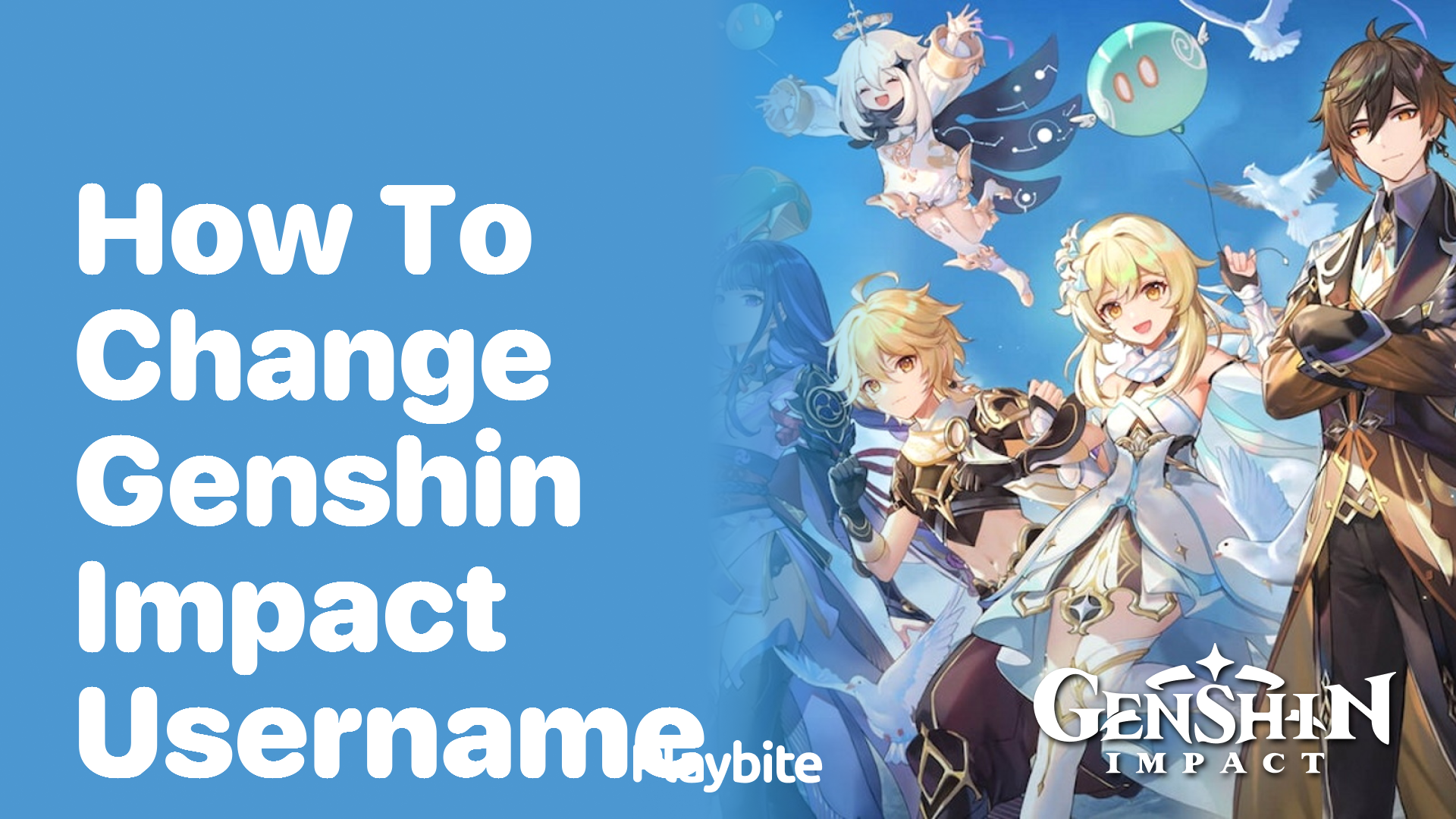 How to Change Your Genshin Impact Username