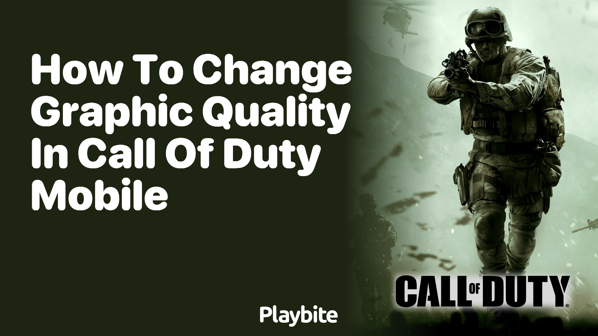 How to Change Graphic Quality in Call of Duty Mobile