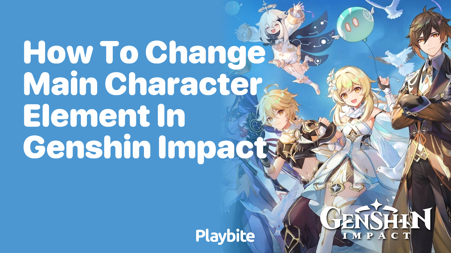 How to Change the Main Character’s Element in Genshin Impact