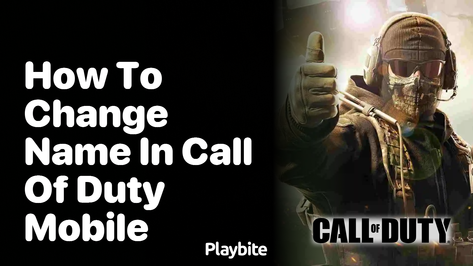 How to Change Your Name in Call of Duty Mobile