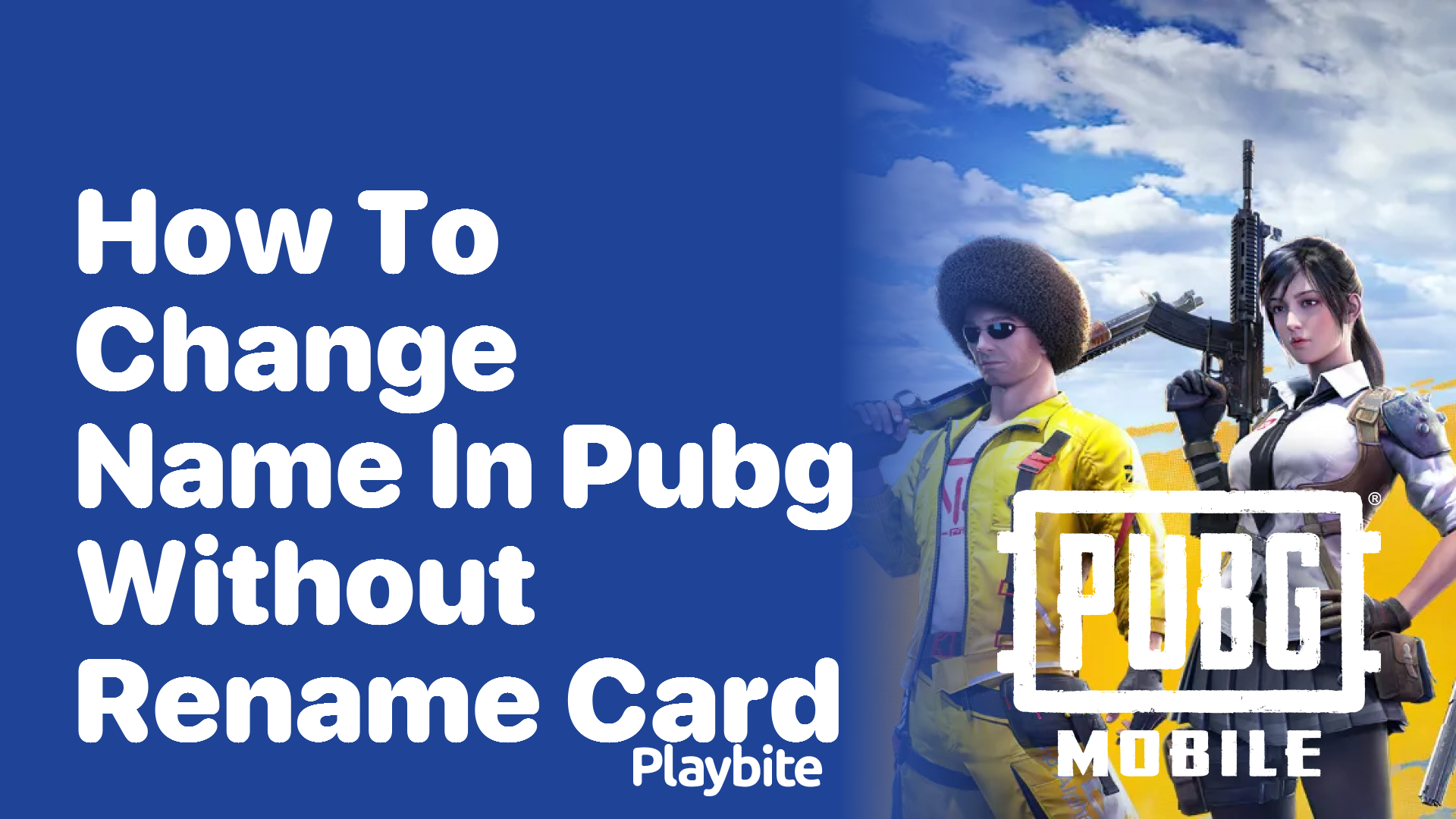 How to Change Your Name in PUBG Without a Rename Card