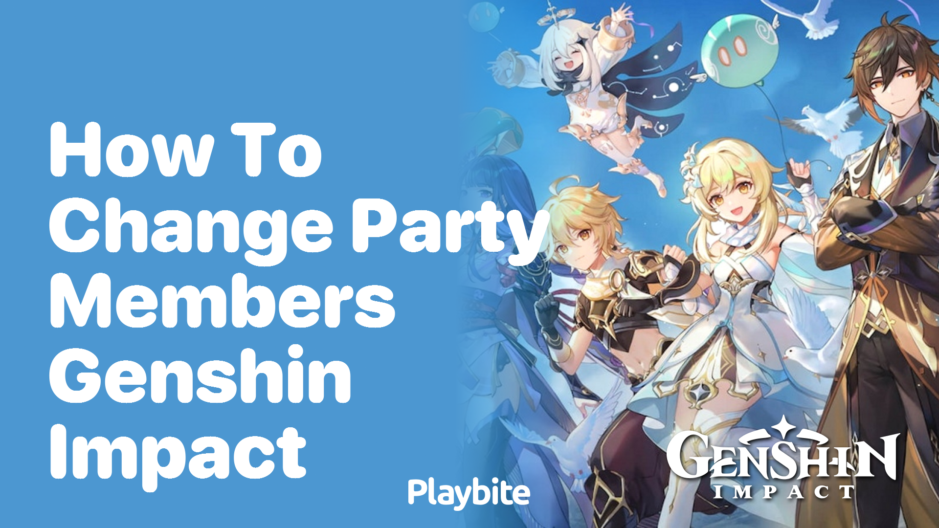 How to Change Party Members in Genshin Impact