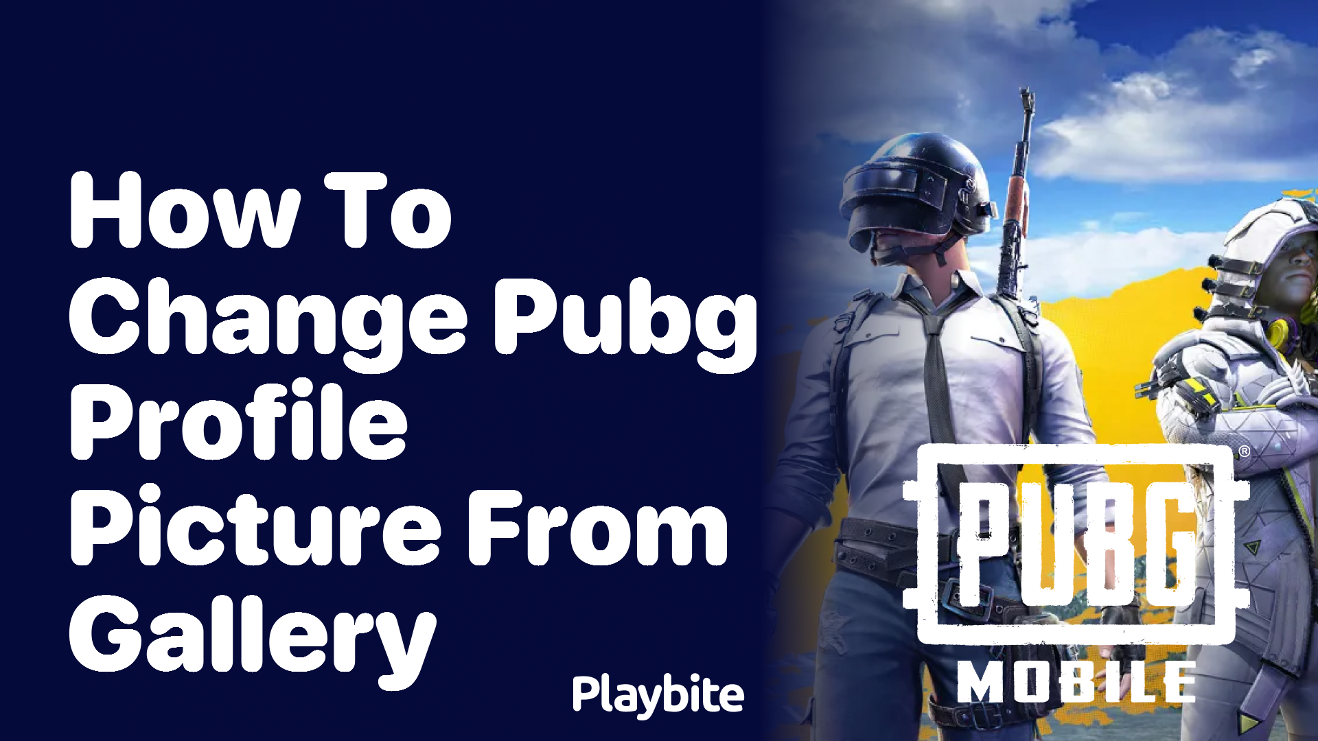 How to Change Your PUBG Profile Picture from Gallery
