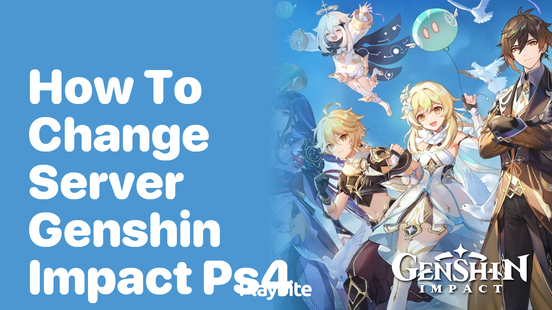 How to Change Server in Genshin Impact on PS4