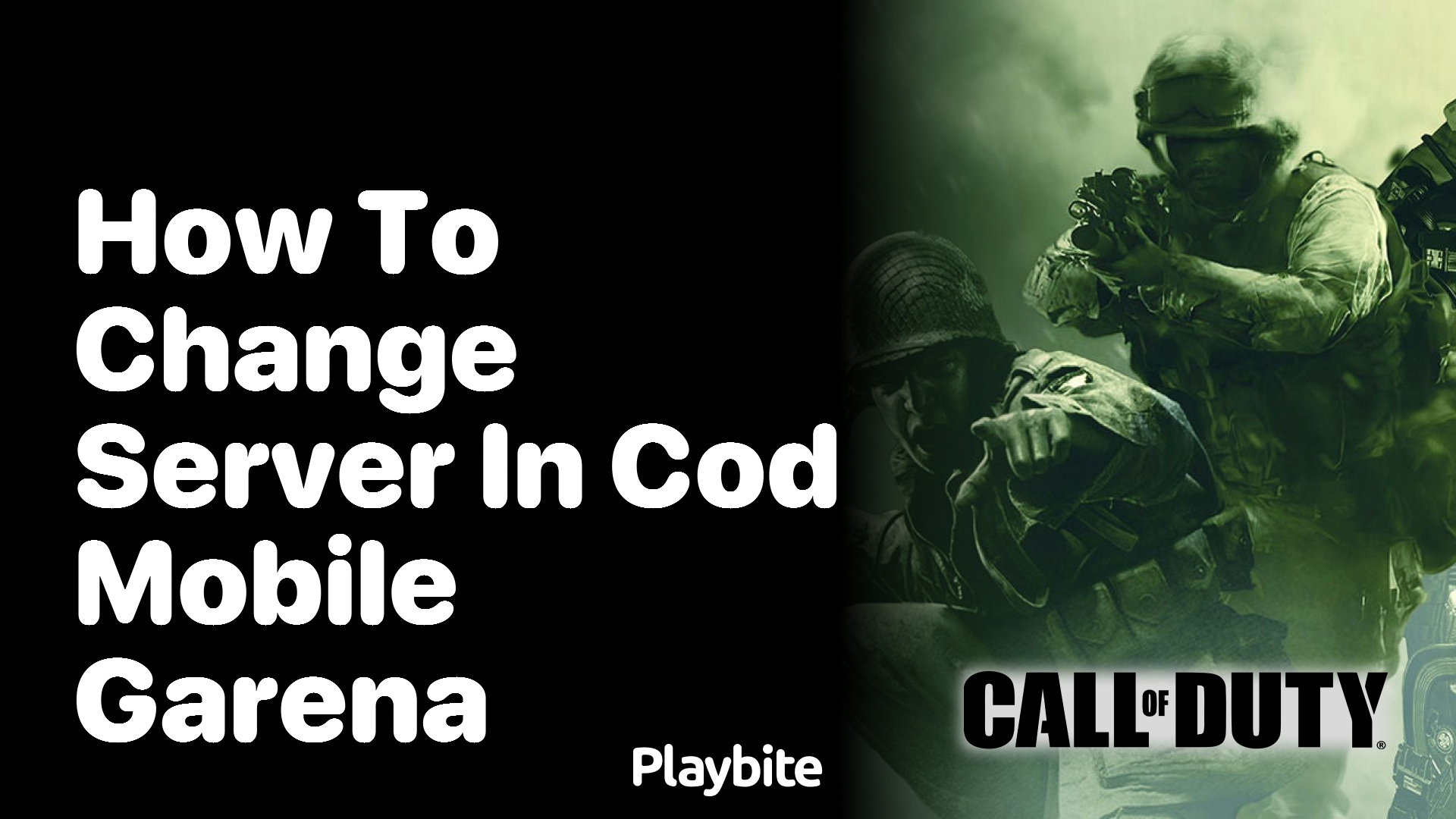 How to Change Server in COD Mobile Garena