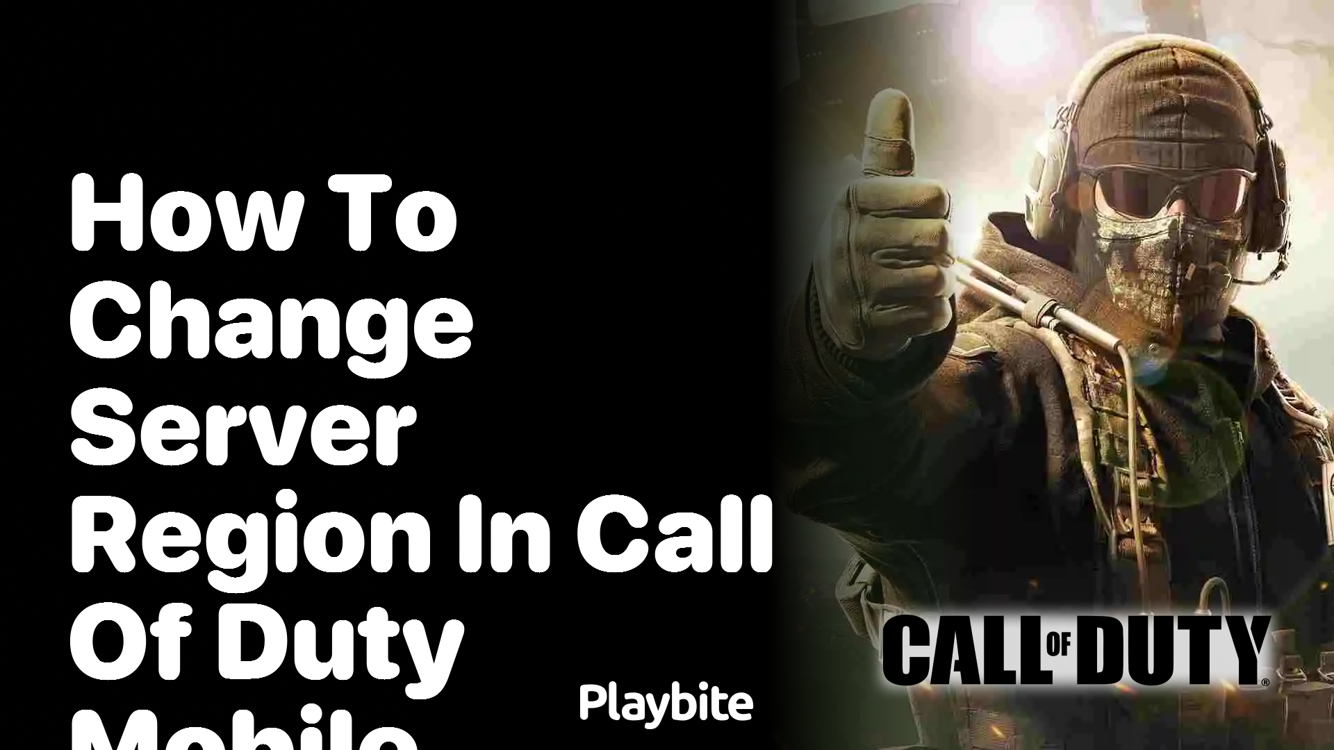 How to Change Server Region in Call of Duty Mobile