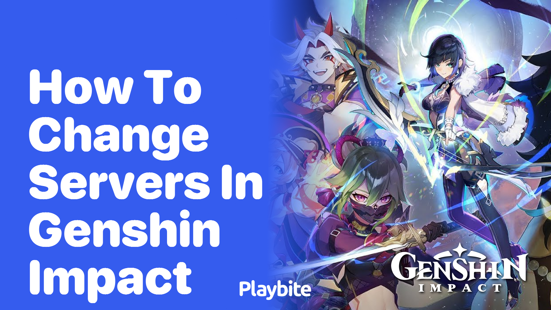 How to change servers in Genshin Impact
