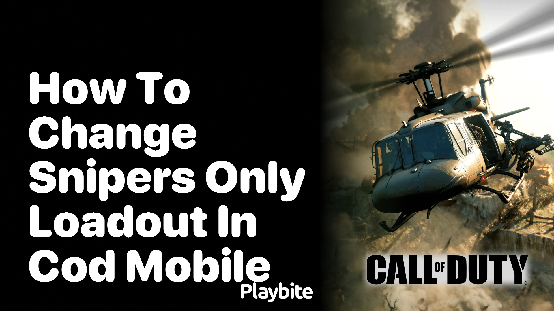 How to Change Your Snipers Only Loadout in COD Mobile