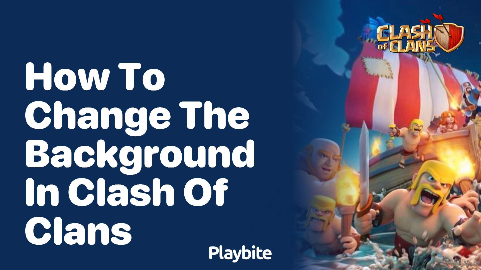 How to Change the Background in Clash of Clans