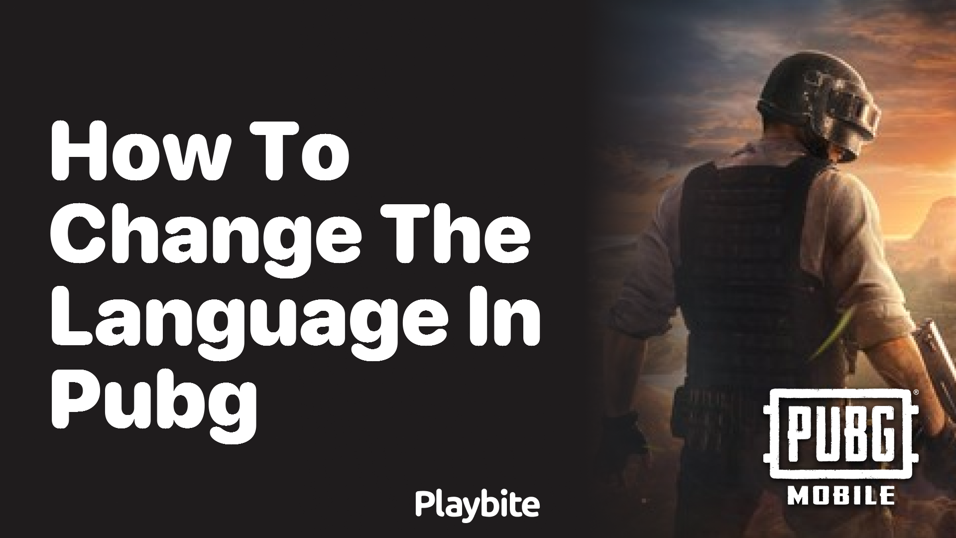 How to Change the Language in PUBG Mobile