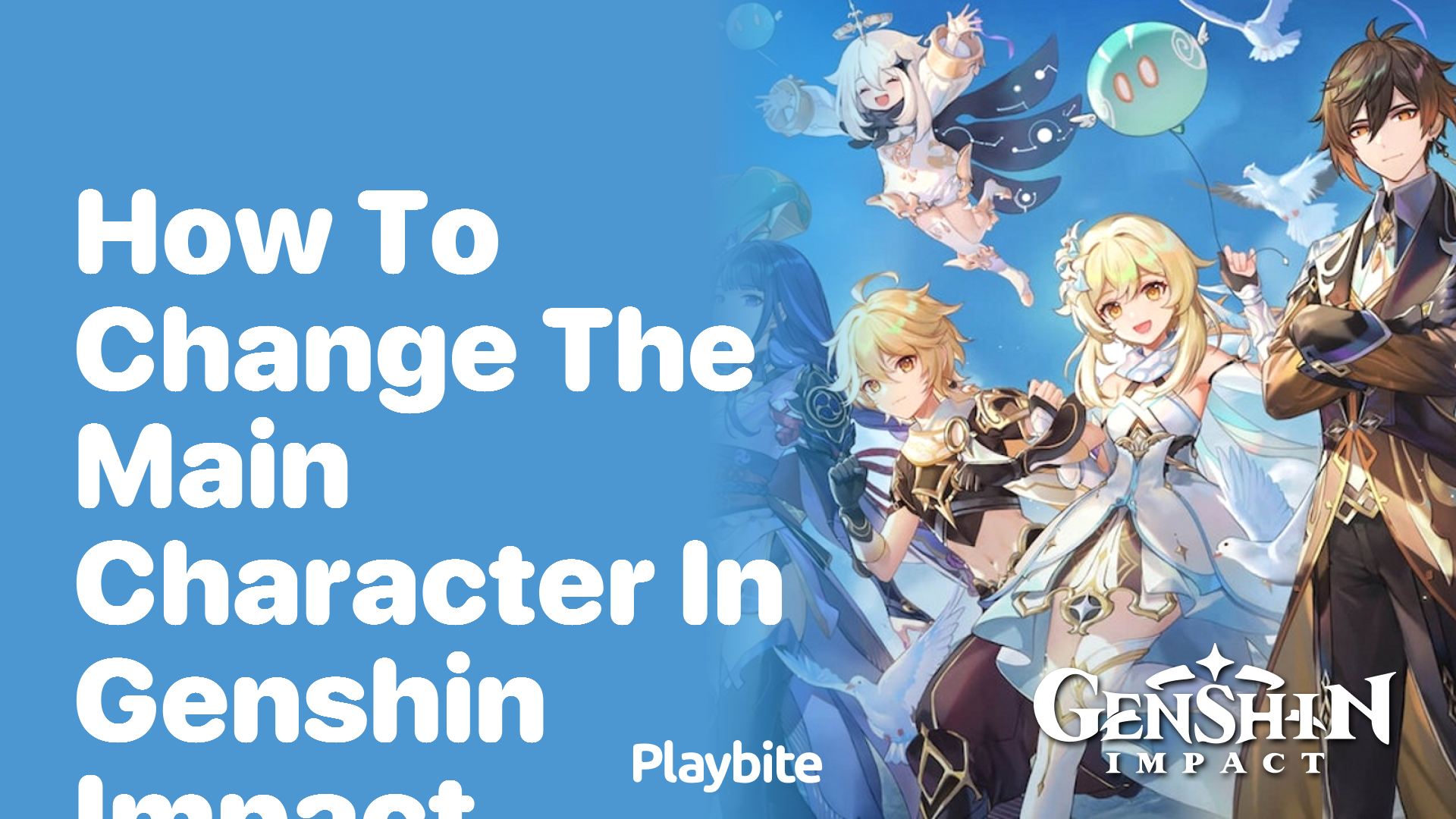 How to Change the Main Character in Genshin Impact