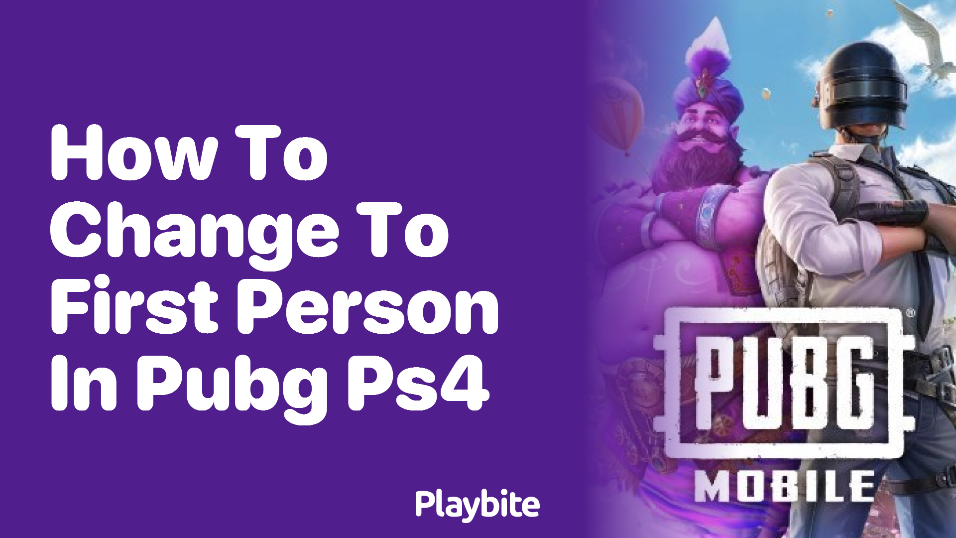 How to Change to First Person in PUBG on PS4