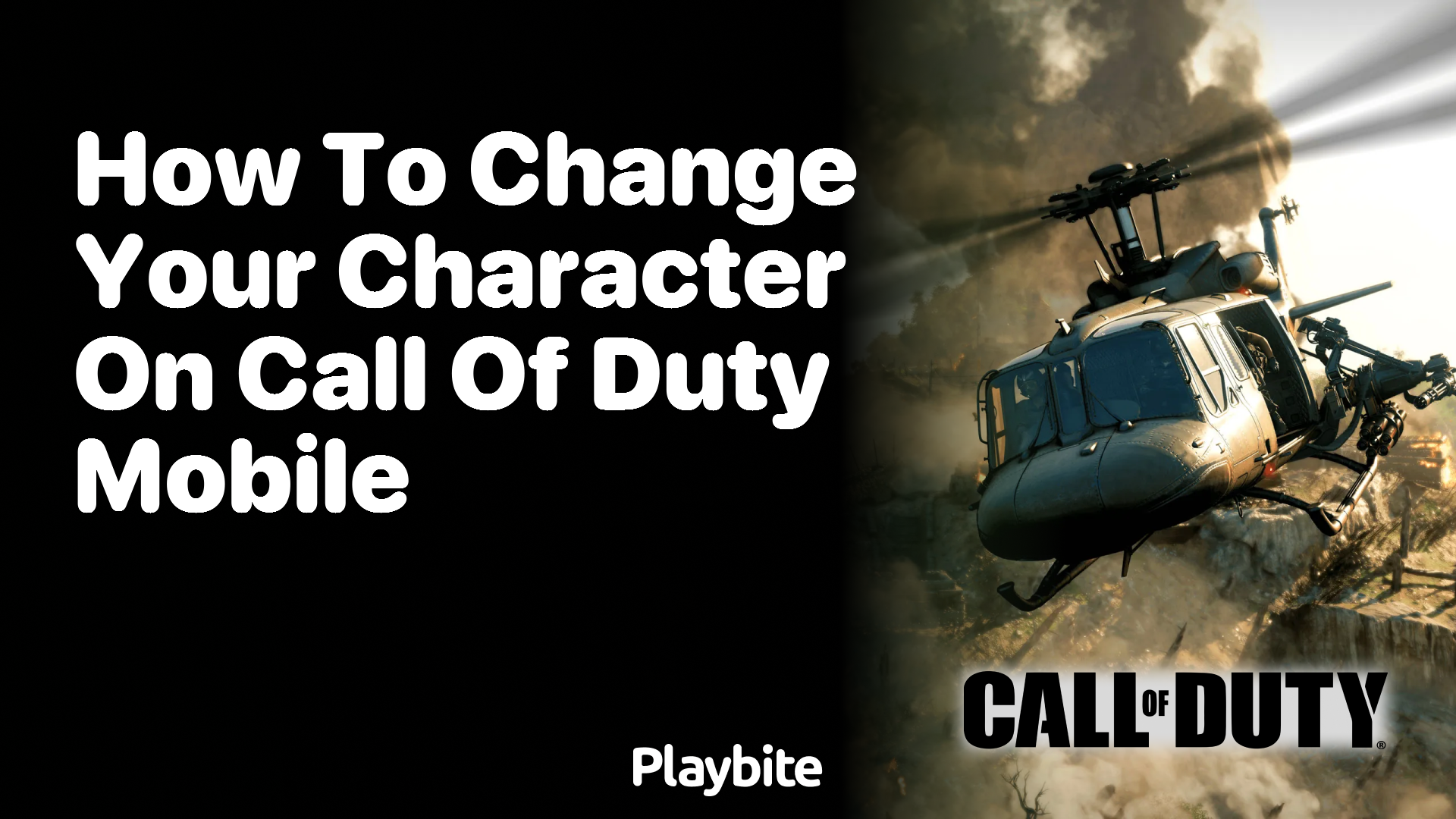 How to Change Your Character on Call of Duty Mobile
