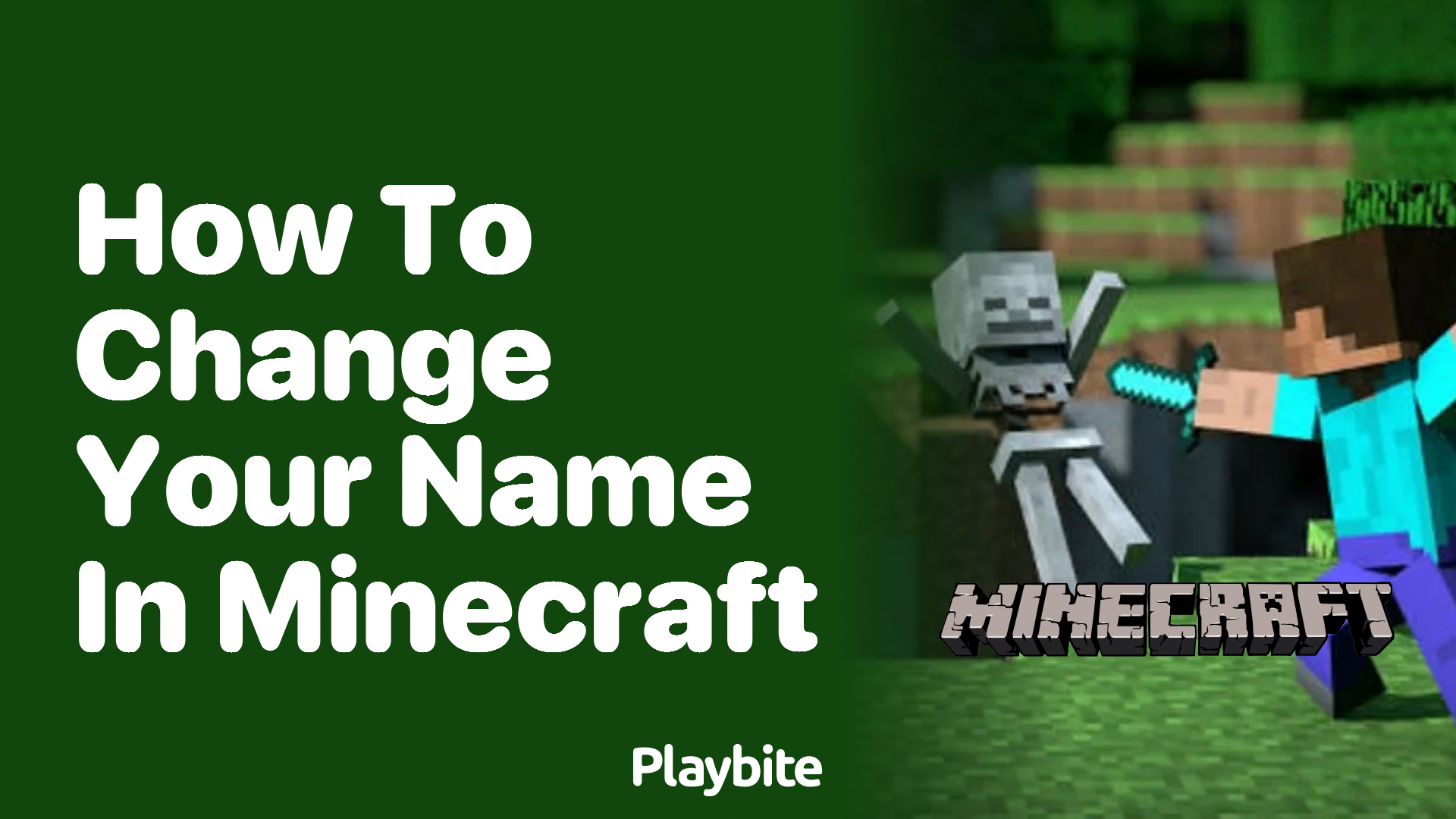 How to Change Your Name in Minecraft