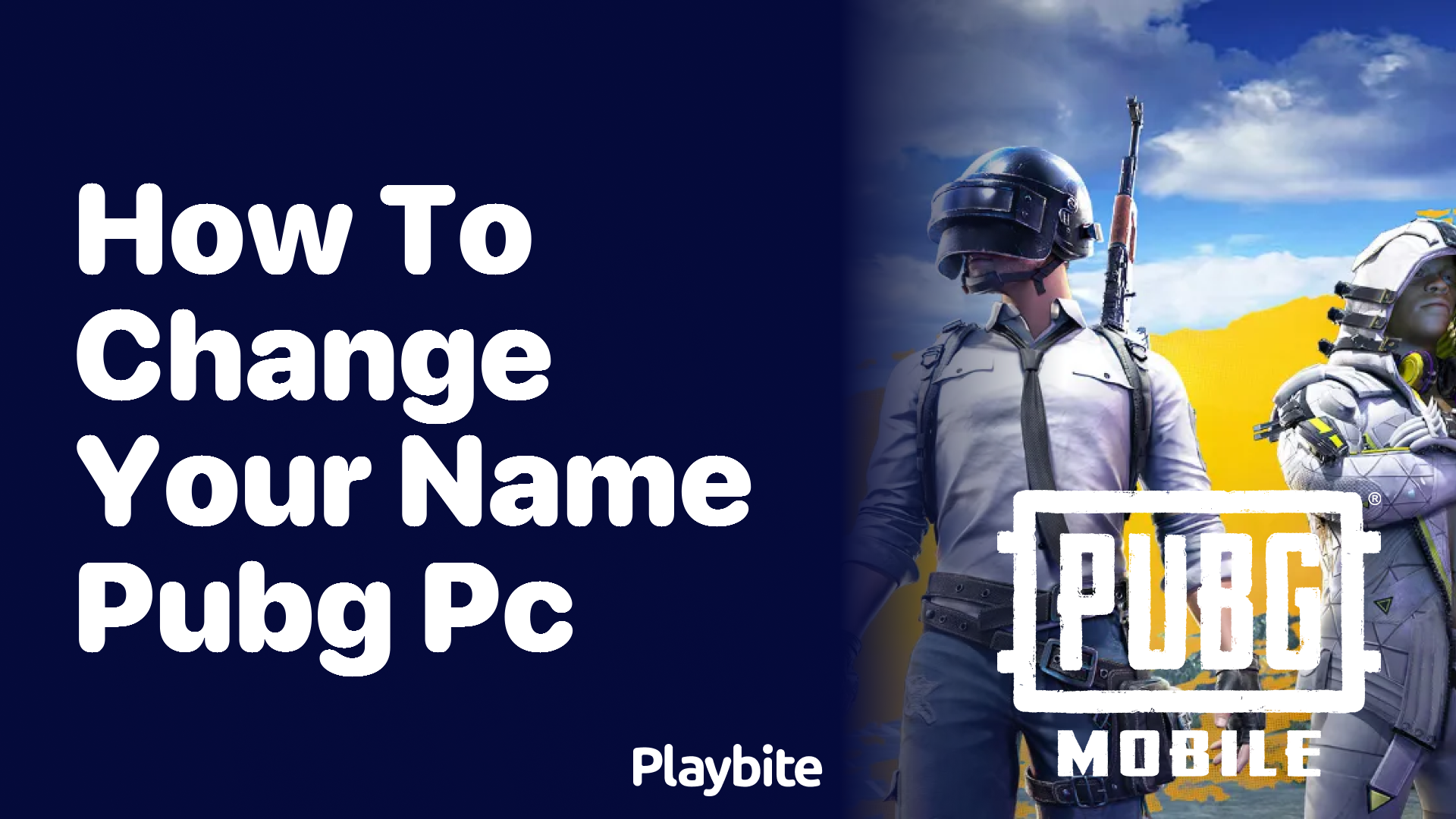 How to Change Your Name in PUBG Mobile