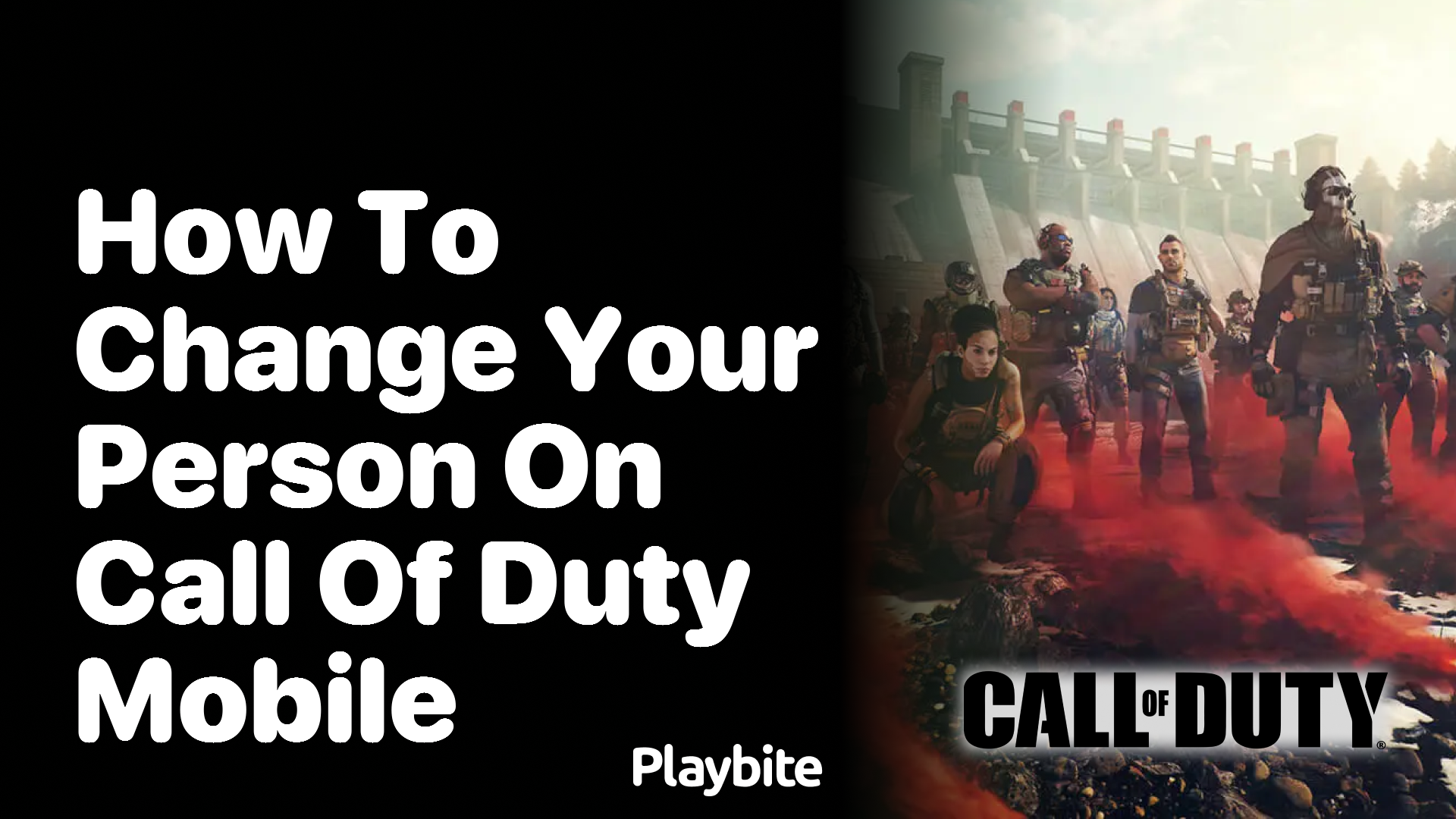 How to Change Your Person on Call of Duty Mobile