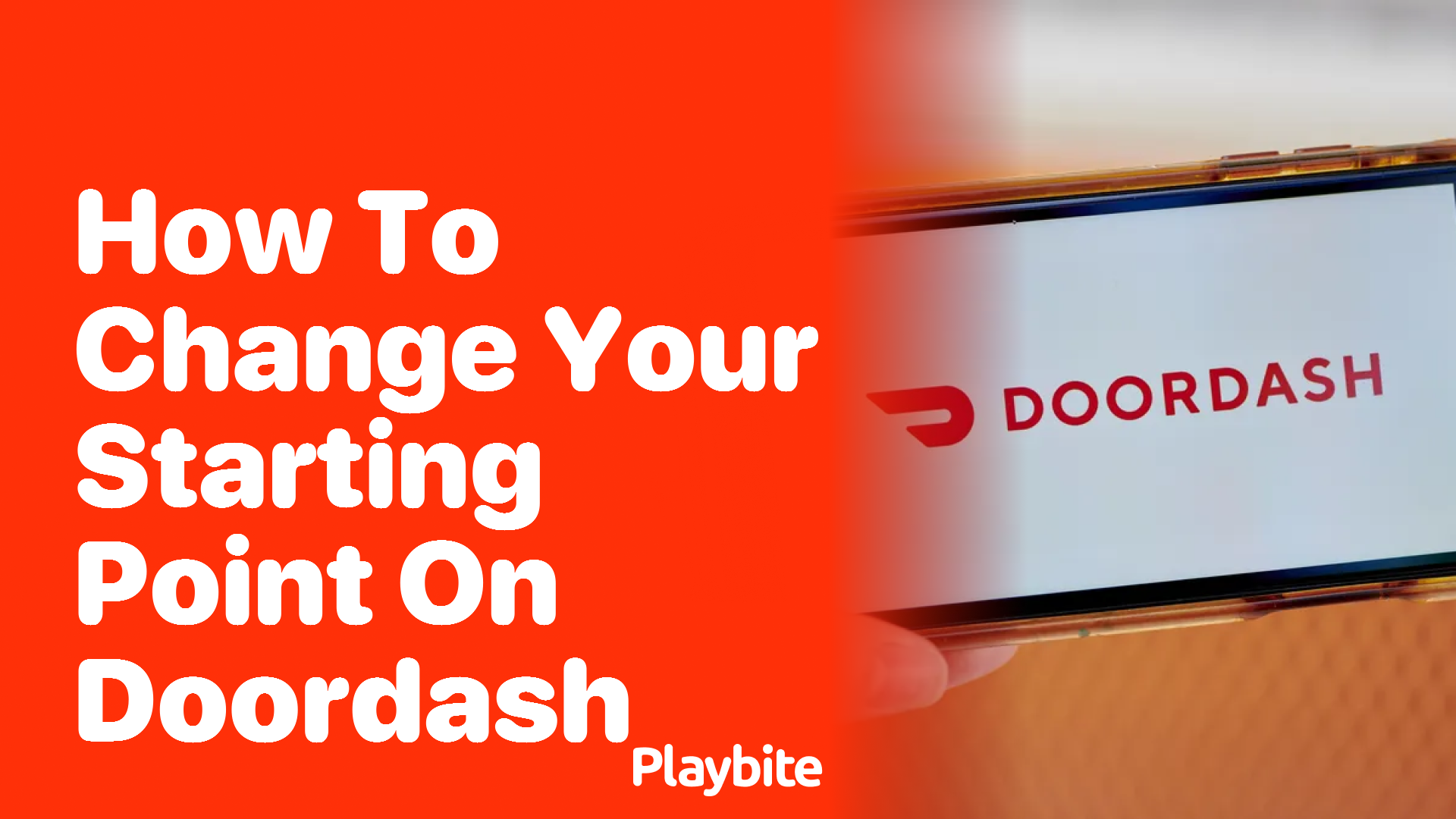How to Change Your Starting Point on DoorDash