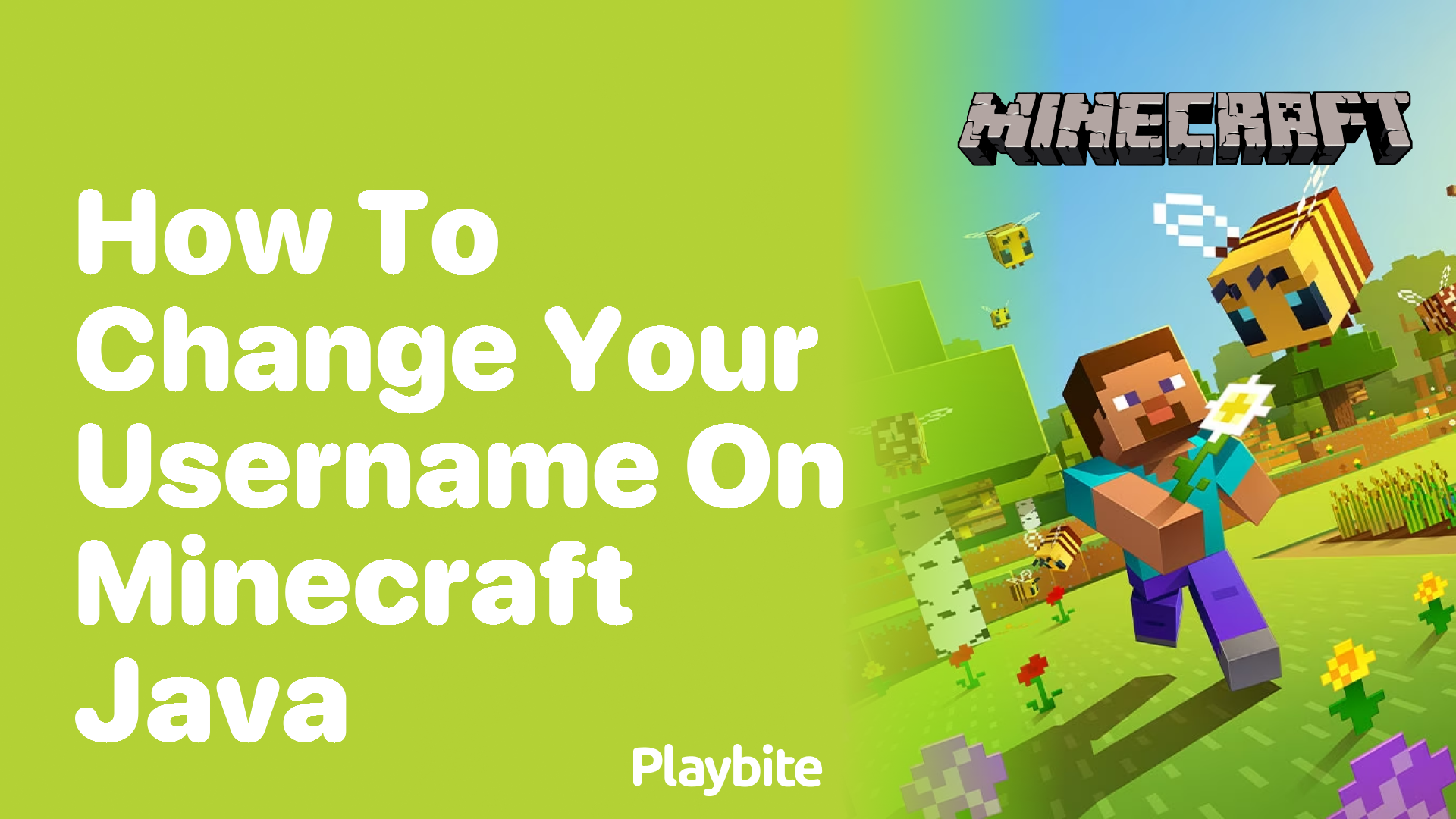 How to Change Your Username on Minecraft Java - Playbite