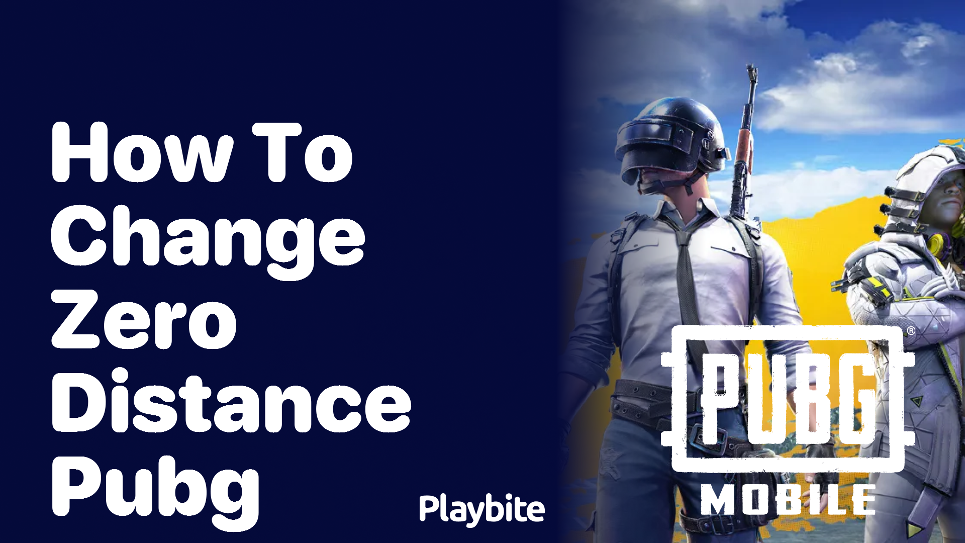 How to Change Zero Distance in PUBG Mobile