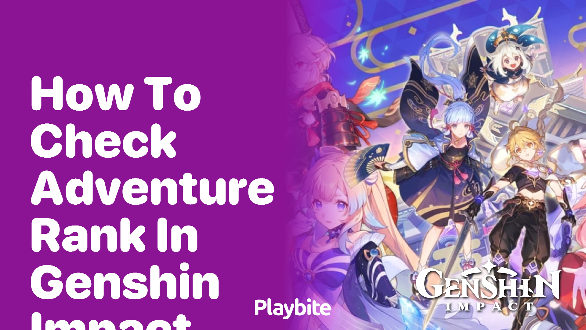 How to Check Adventure Rank in Genshin Impact