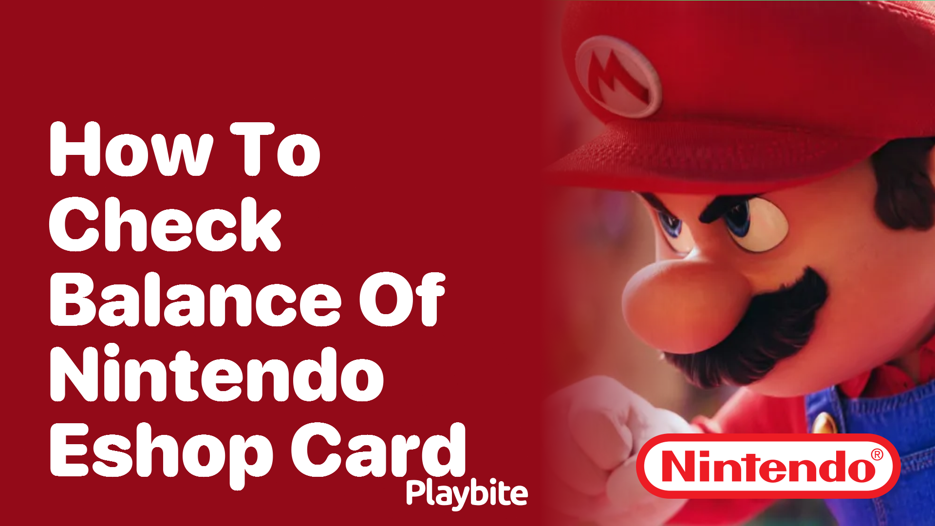 How to Check the Balance of Your Nintendo eShop Card
