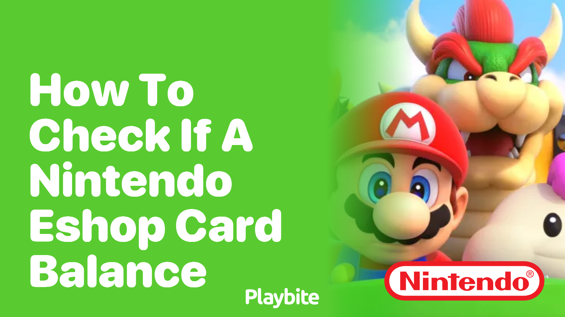 How to Check Your Nintendo eShop Card Balance