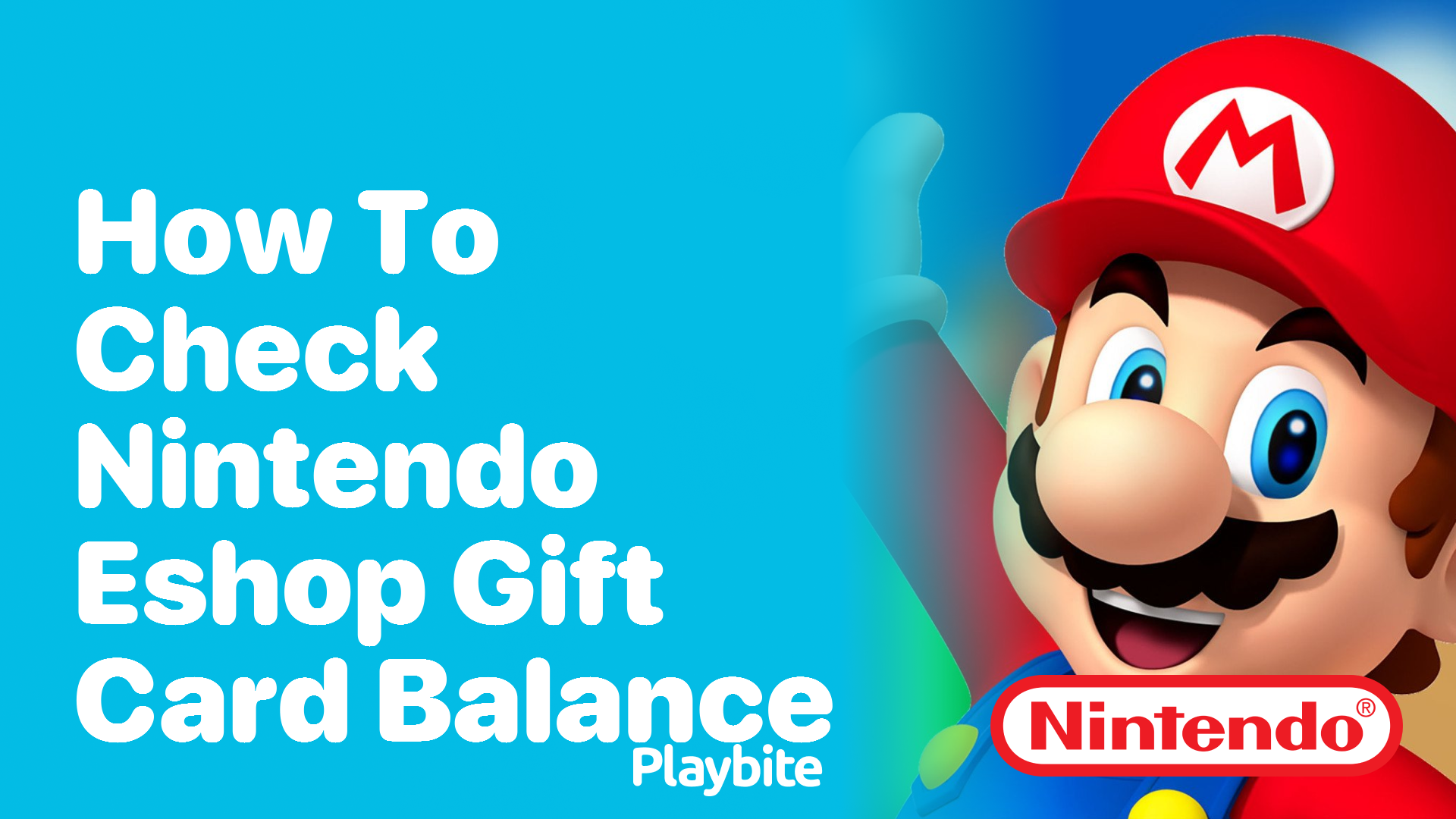How to Check Your Nintendo eShop Gift Card Balance