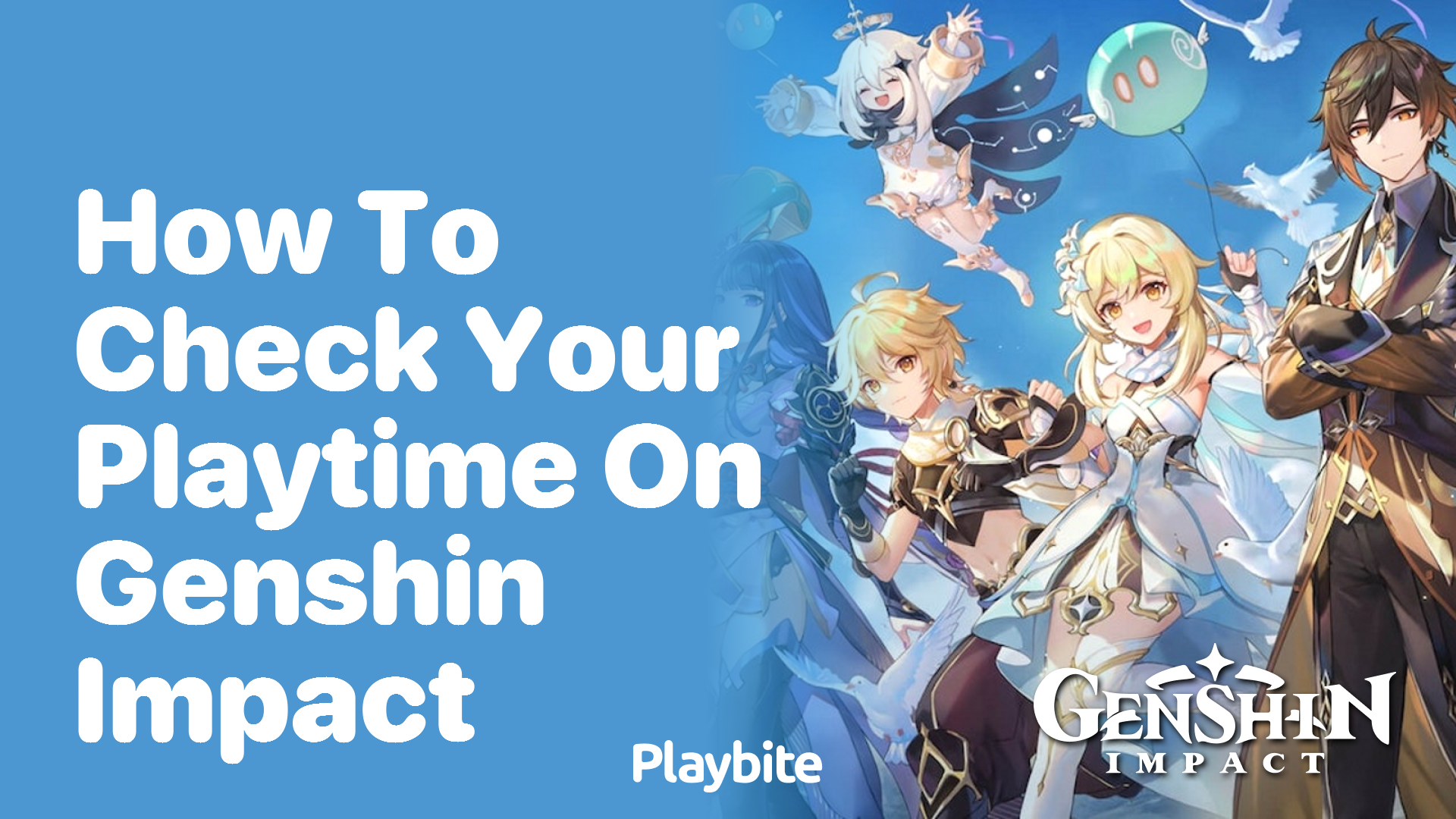 How to Check Your Playtime on Genshin Impact