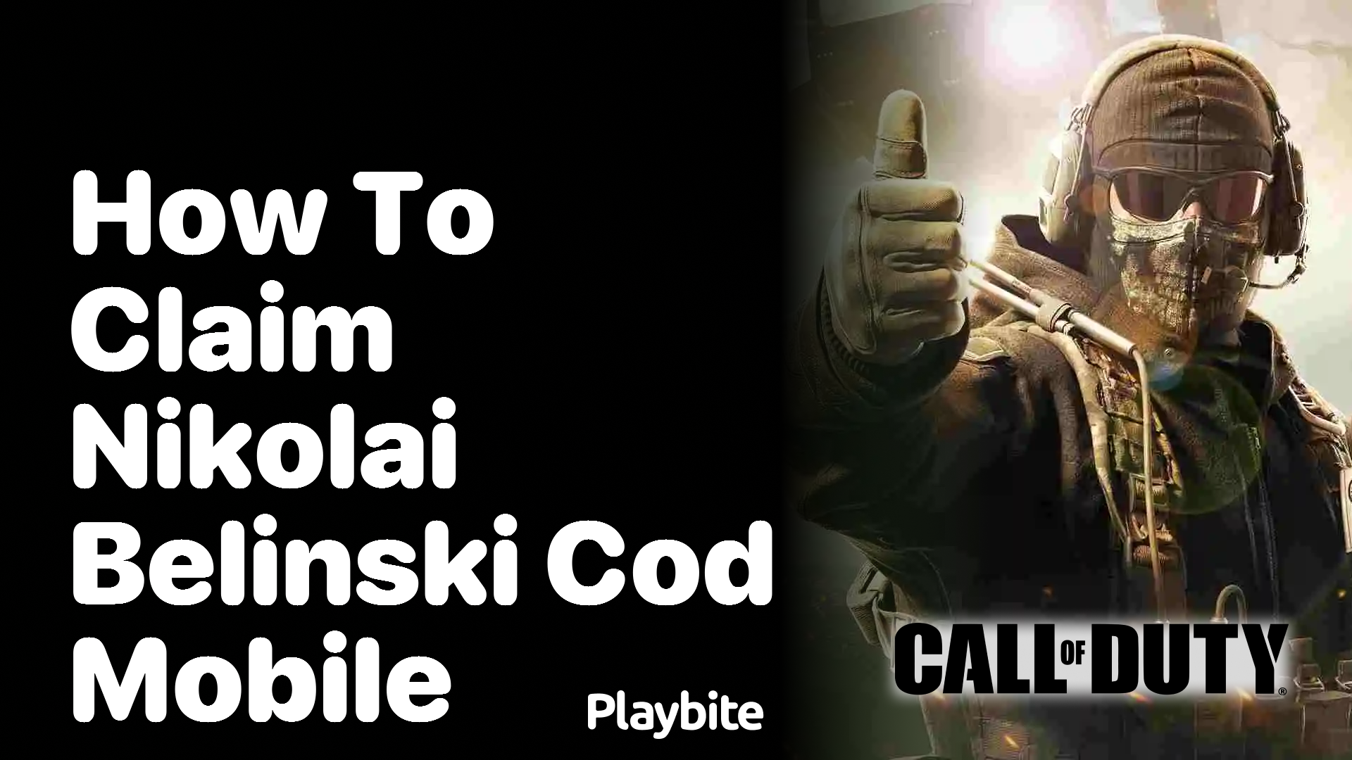 How to Claim Nikolai Belinski in COD Mobile