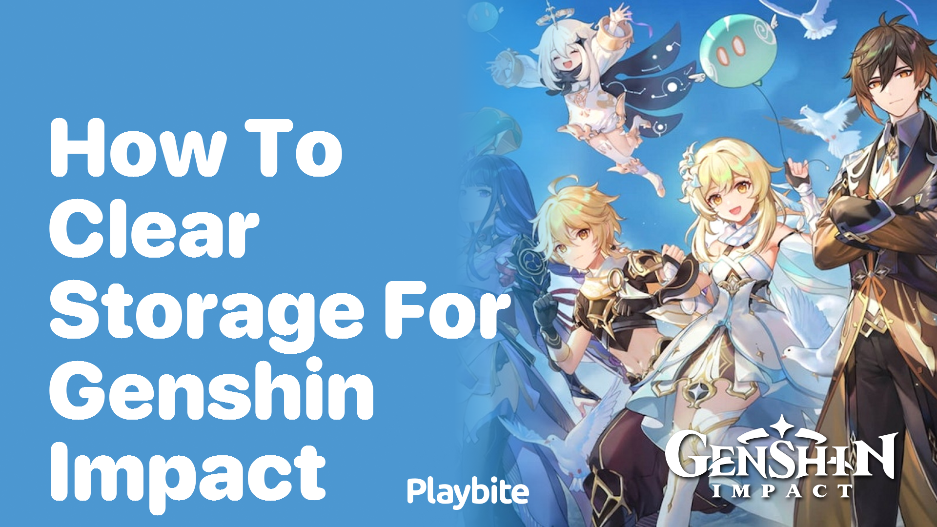 How to Clear Storage for Genshin Impact