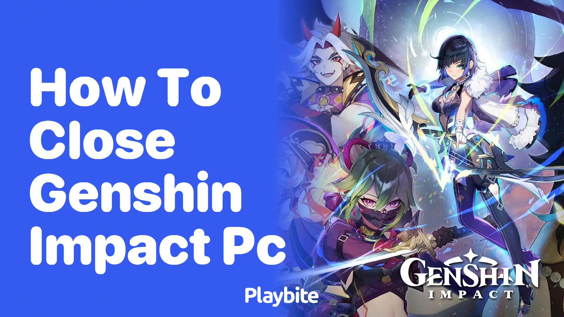 How to Close Genshin Impact on PC