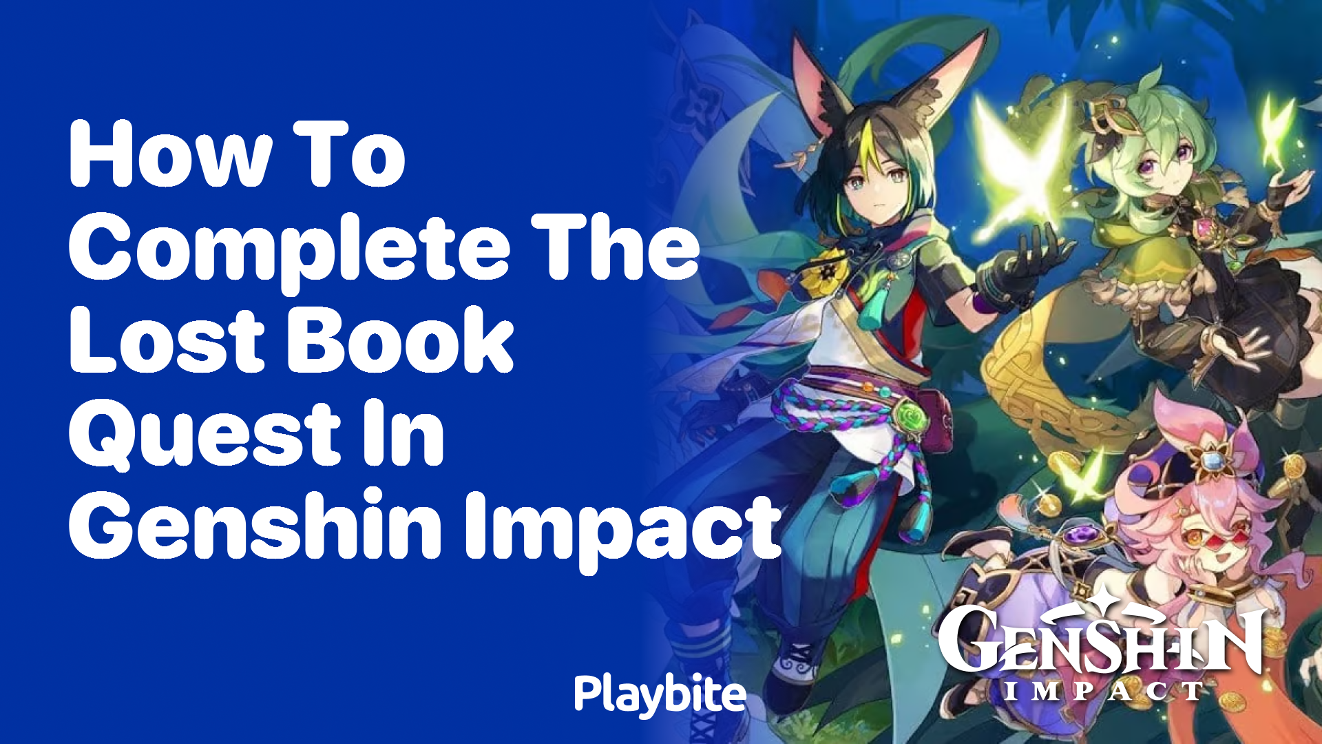 How to Complete the Lost Book Quest in Genshin Impact